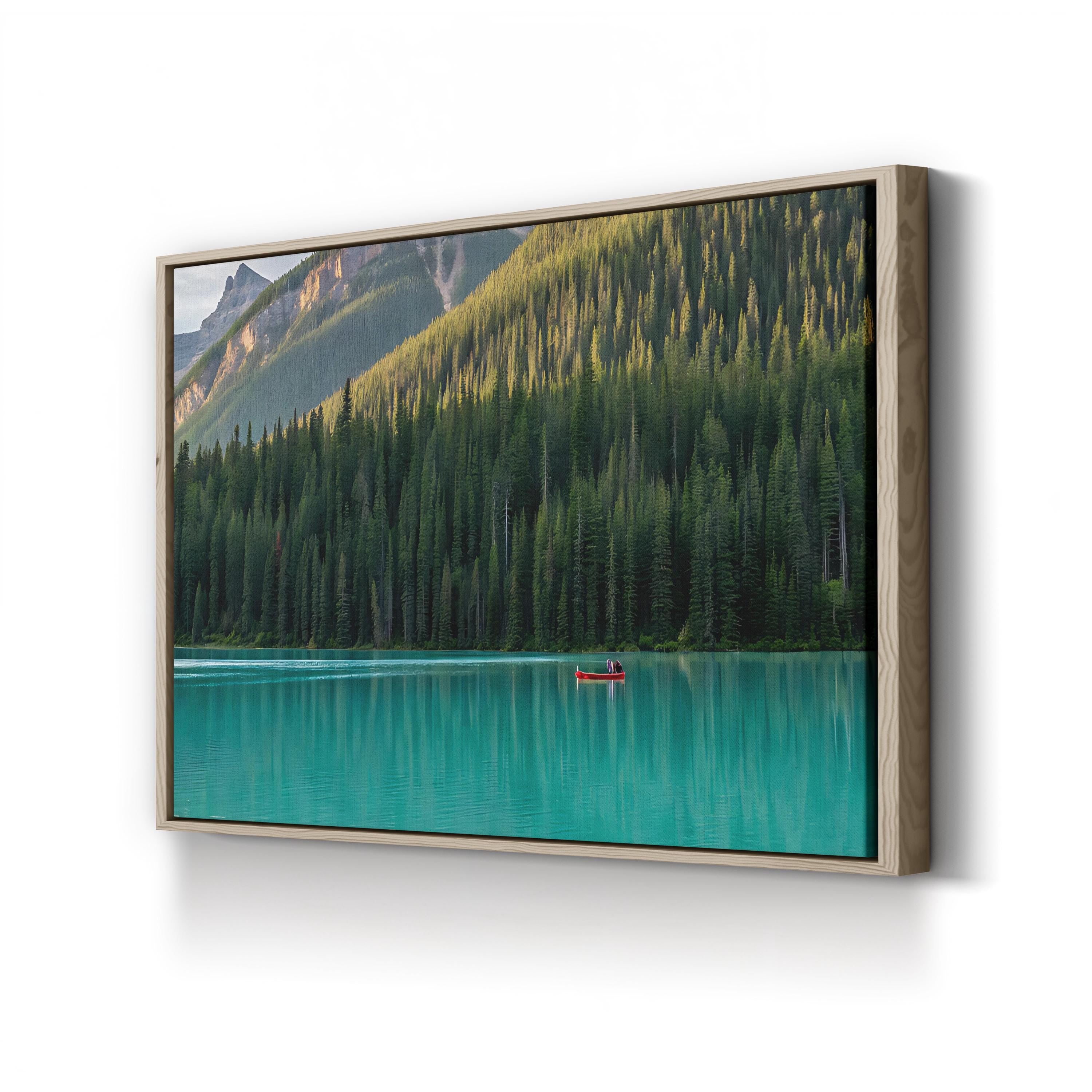Tranquil River Landscape Canvas Print: Coastal Nature Wall Art