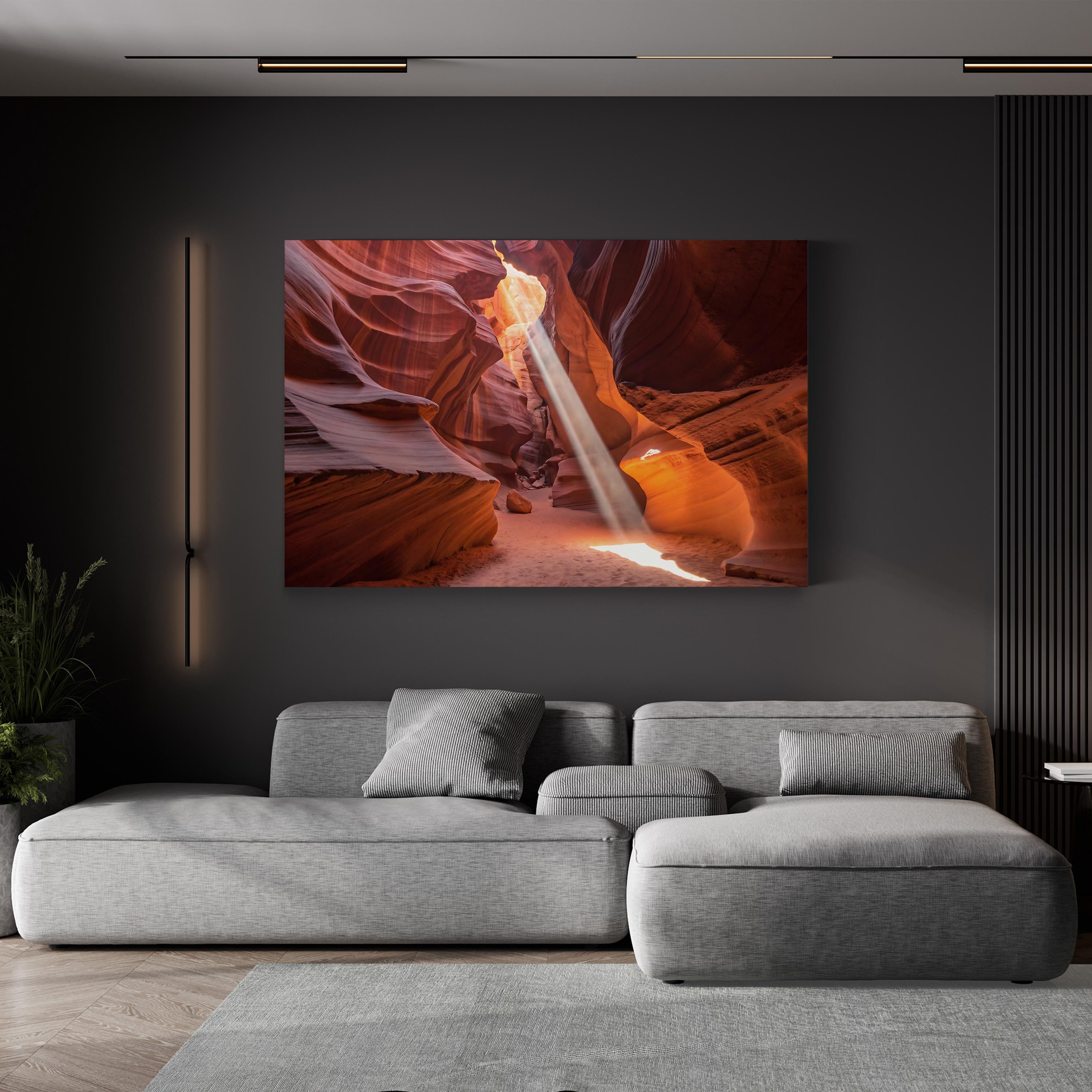 Abstract Geometric Terracotta Forms – Period Illustration Wall Art | Modern Bold Canvas Print