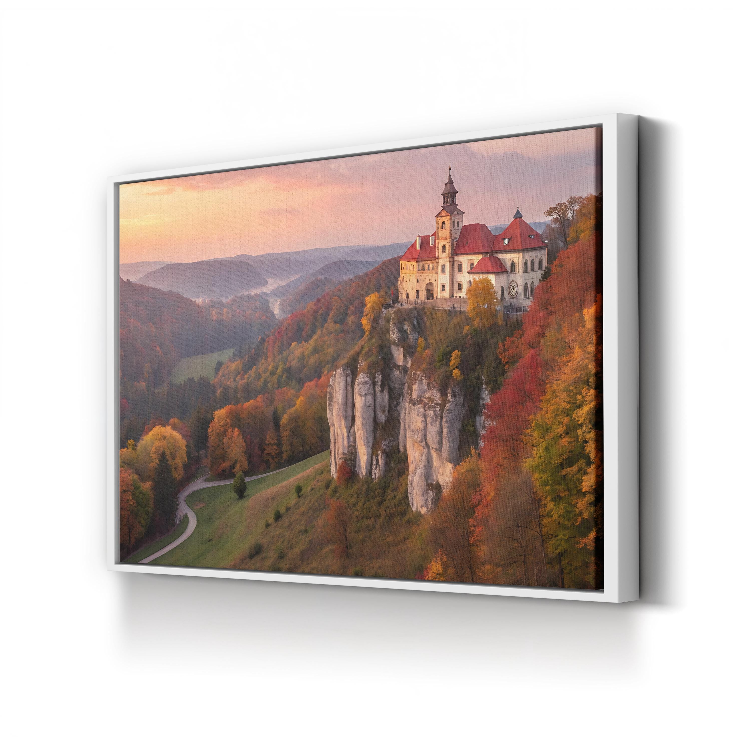 Renaissance Castle – Vintage Photography Wall Art | Architecture Landscape Canvas Print