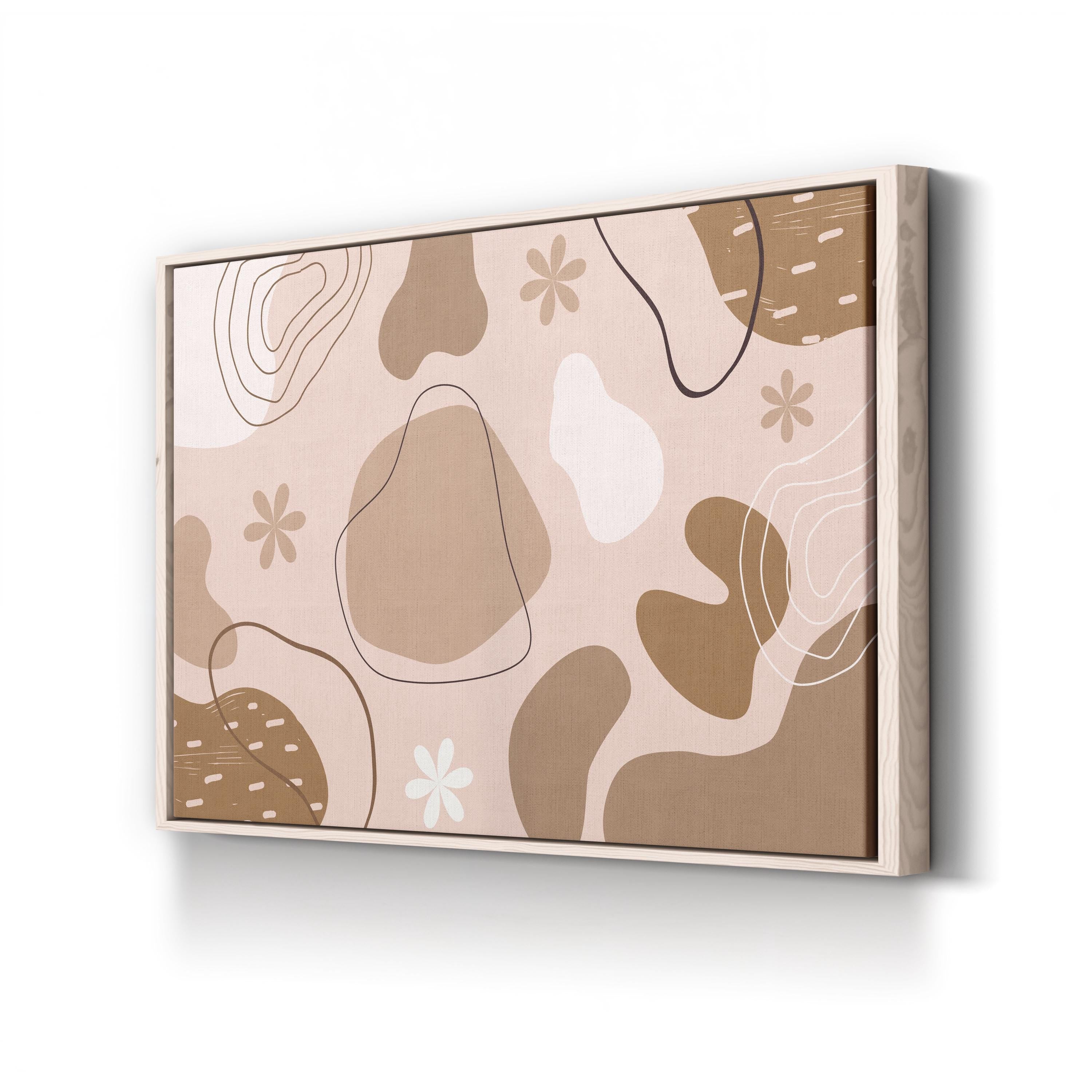 Mojave Desert Boho – Period Illustration Wall Art | Earthy Landscape Canvas Print