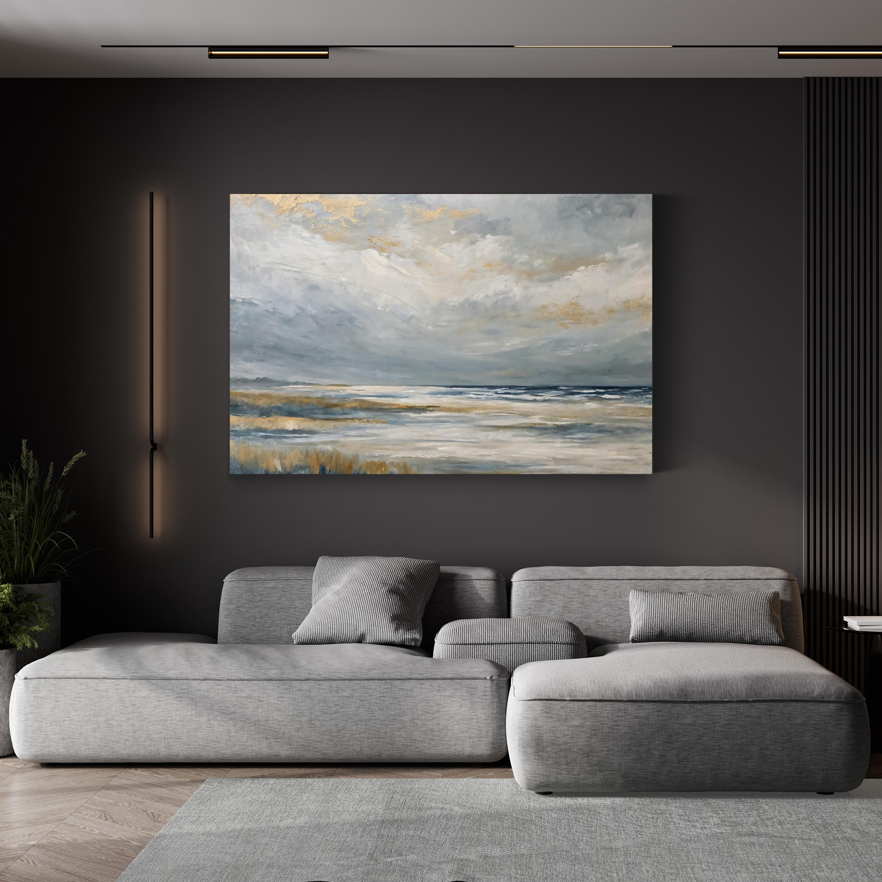 Distant Land II Wall Art by Wexford Home: Contemporary Coastal Seascape