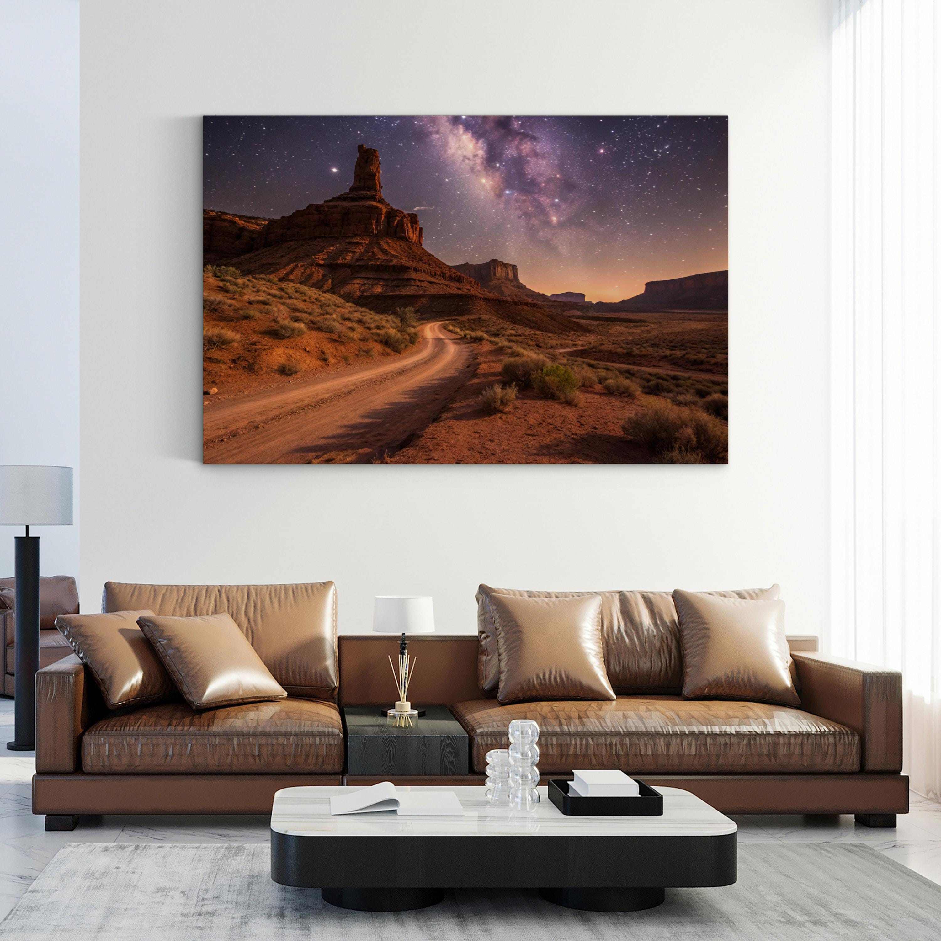 Valley of the Gods, Utah – Vintage Photography Wall Art | Red Rock Canvas Print