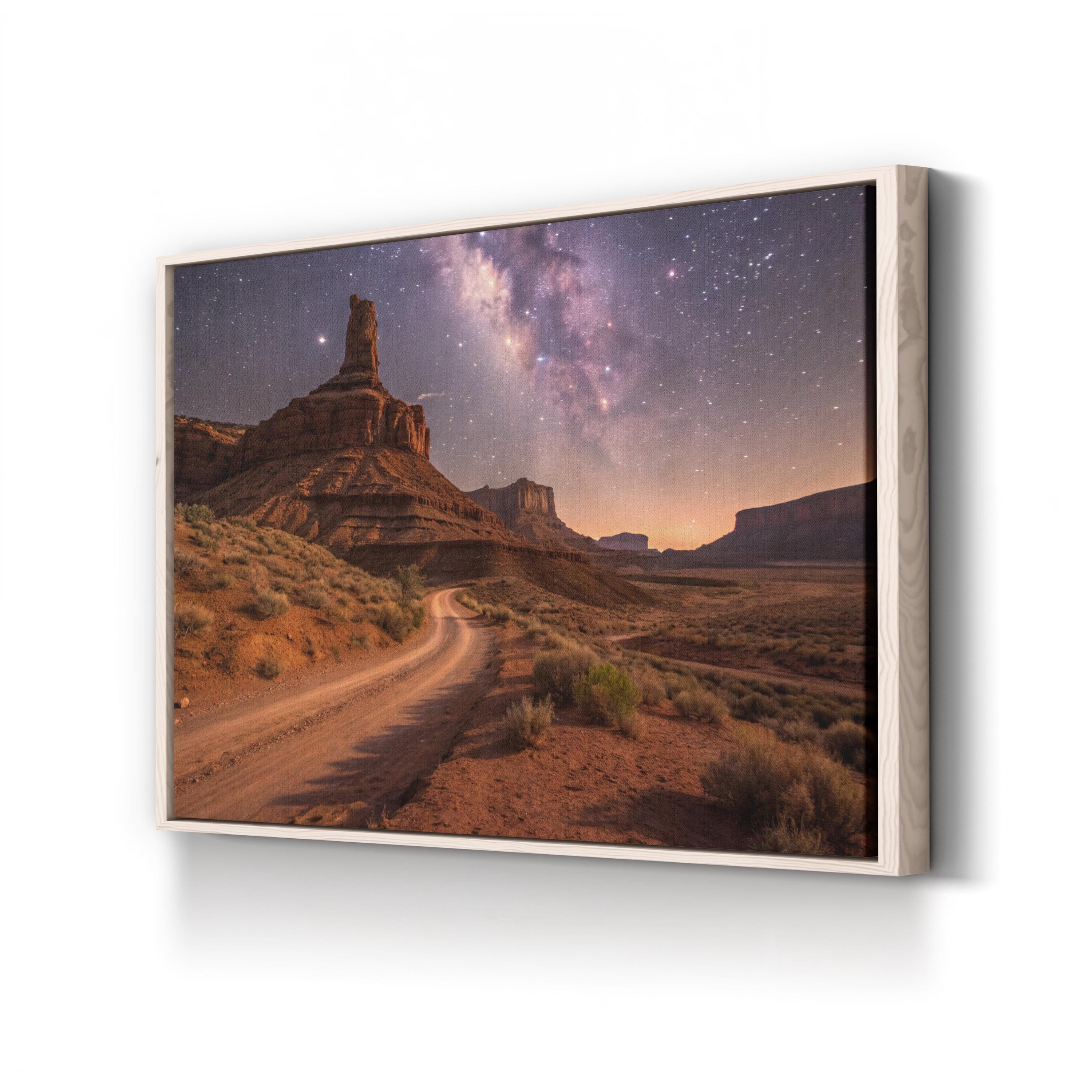 Valley of the Gods, Utah – Vintage Photography Wall Art | Red Rock Canvas Print