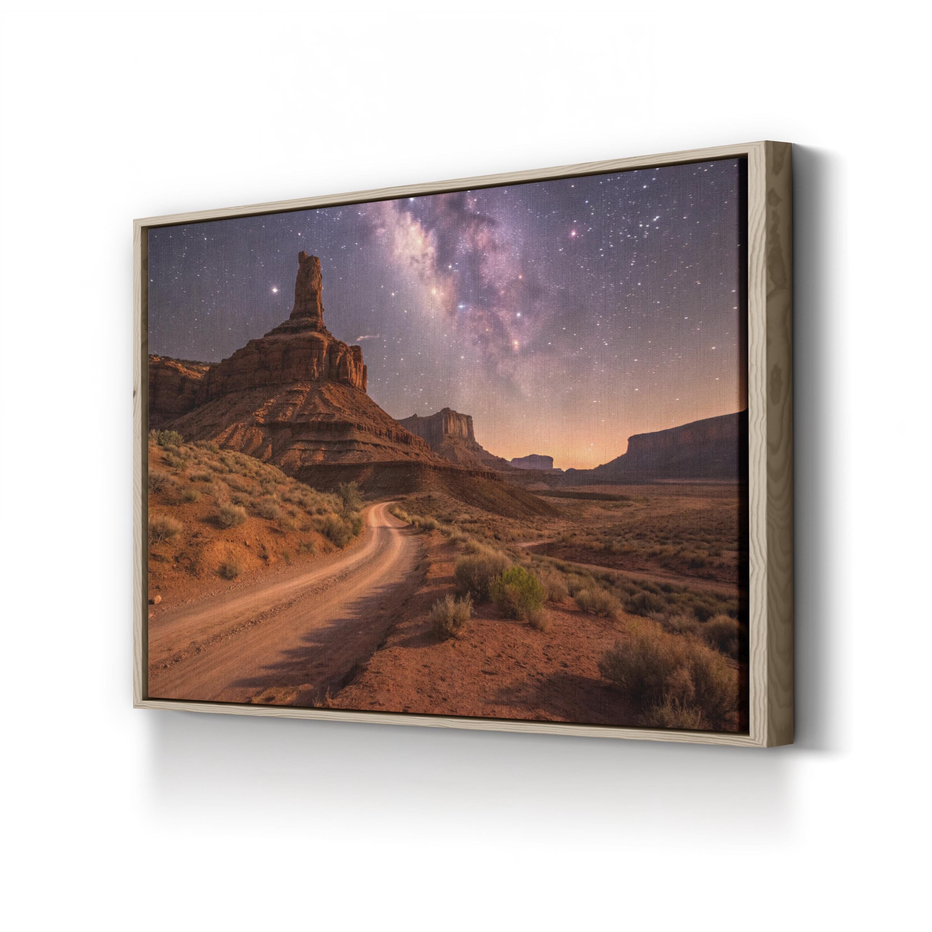 Valley of the Gods, Utah – Vintage Photography Wall Art | Red Rock Canvas Print