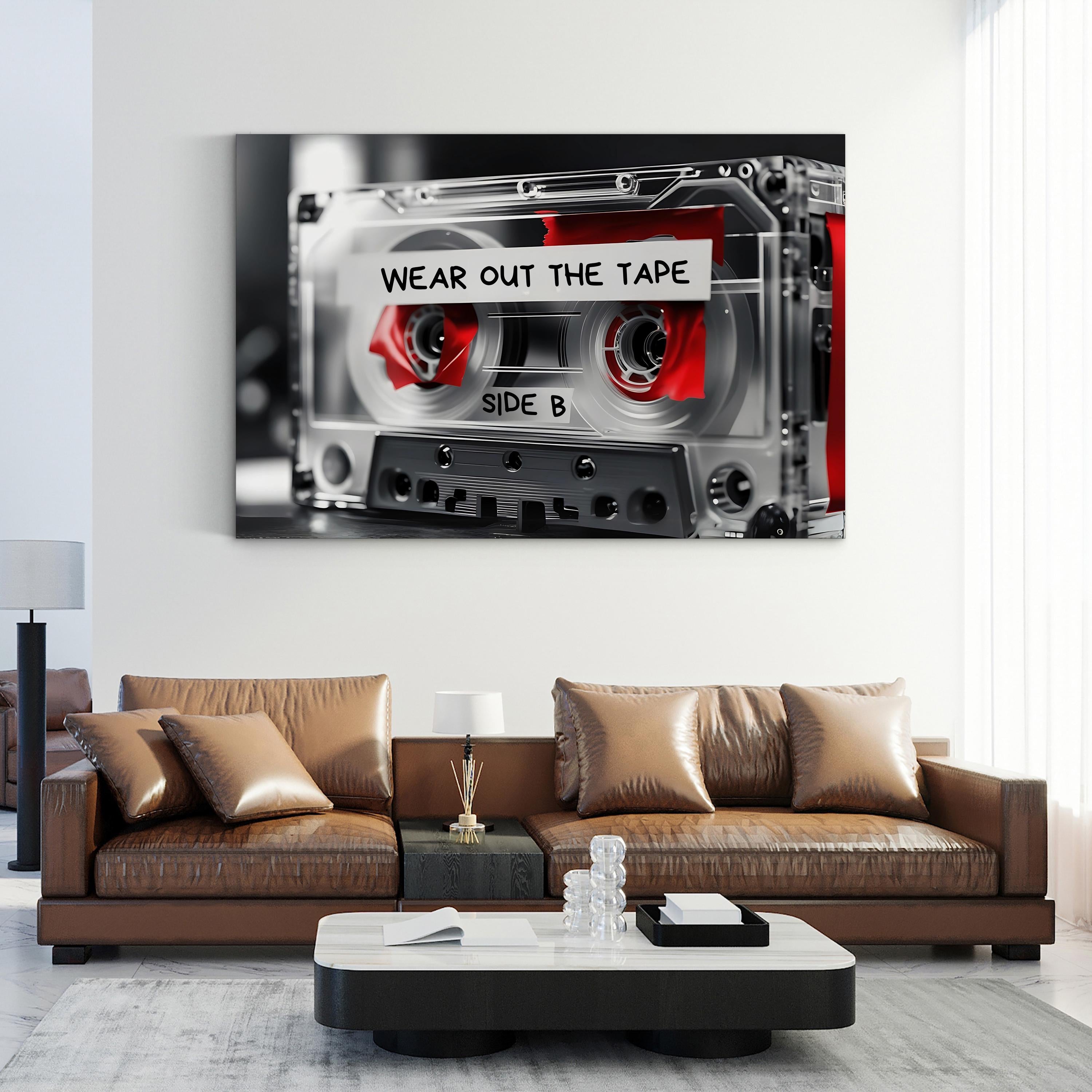 Pop Art Music Culture Vintage Cassette Tape Wall Art Print