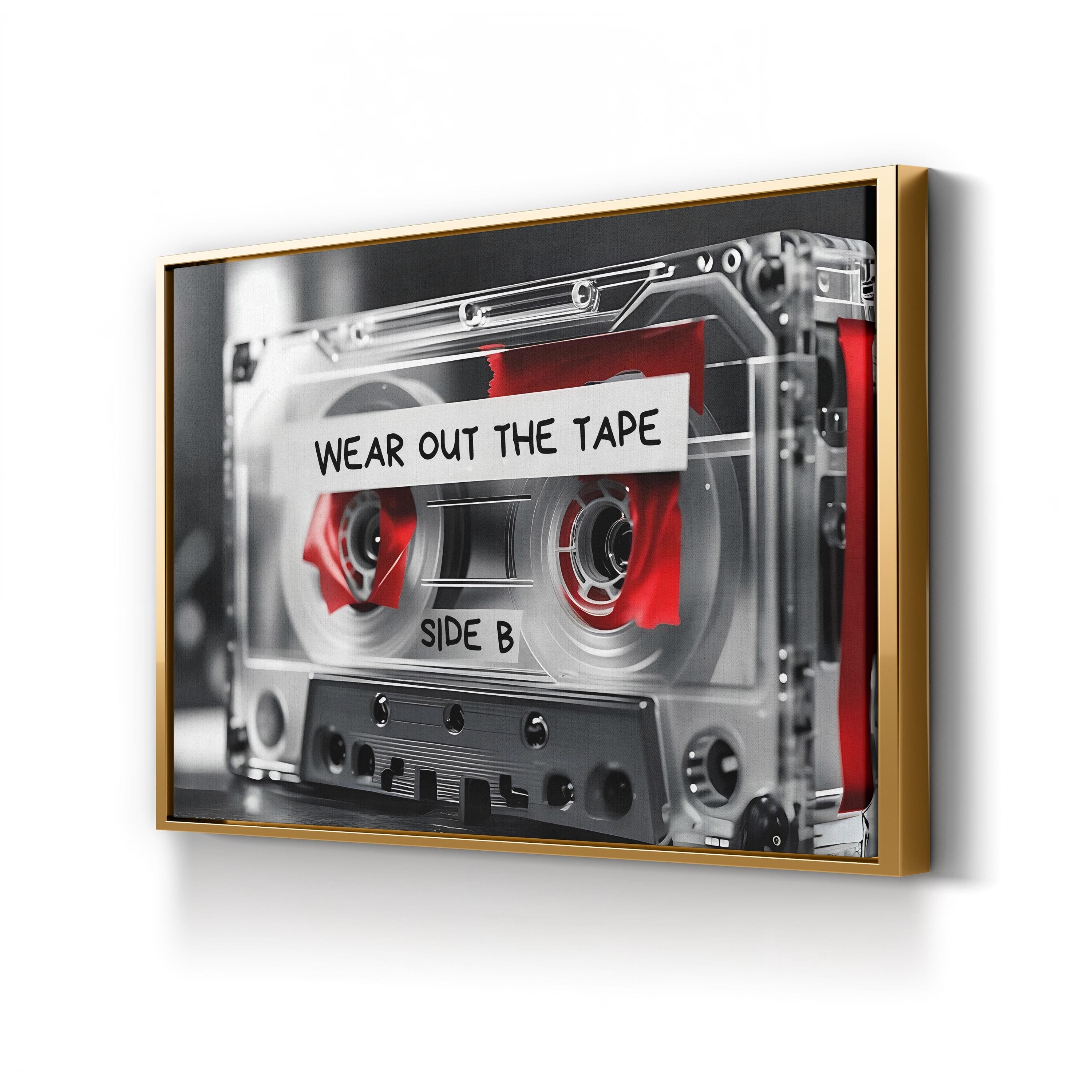 Pop Art Music Culture Vintage Cassette Tape Wall Art Print