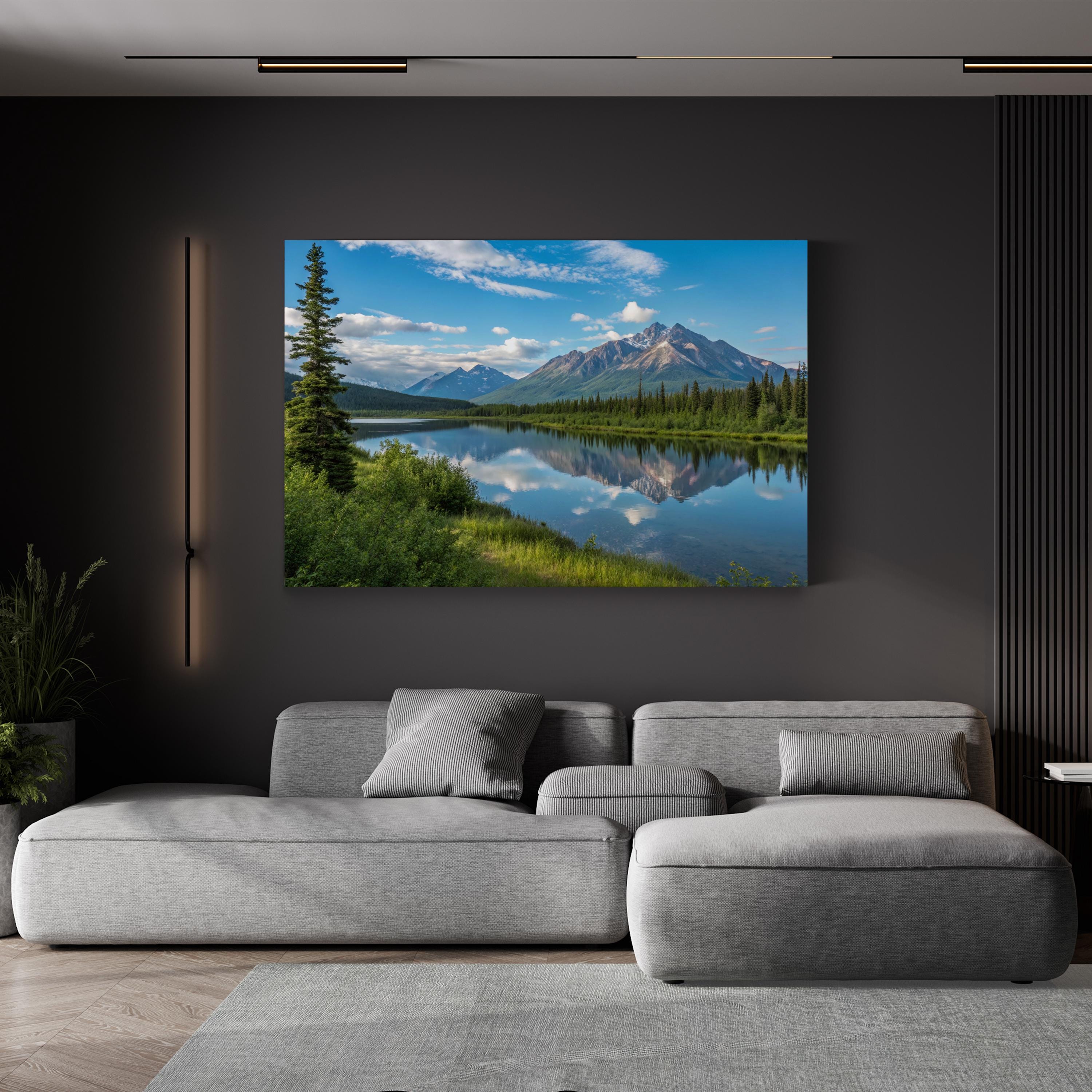 Alaskan Mountain Lake Reflection: Denali National Park, Alaska Landscape Photography