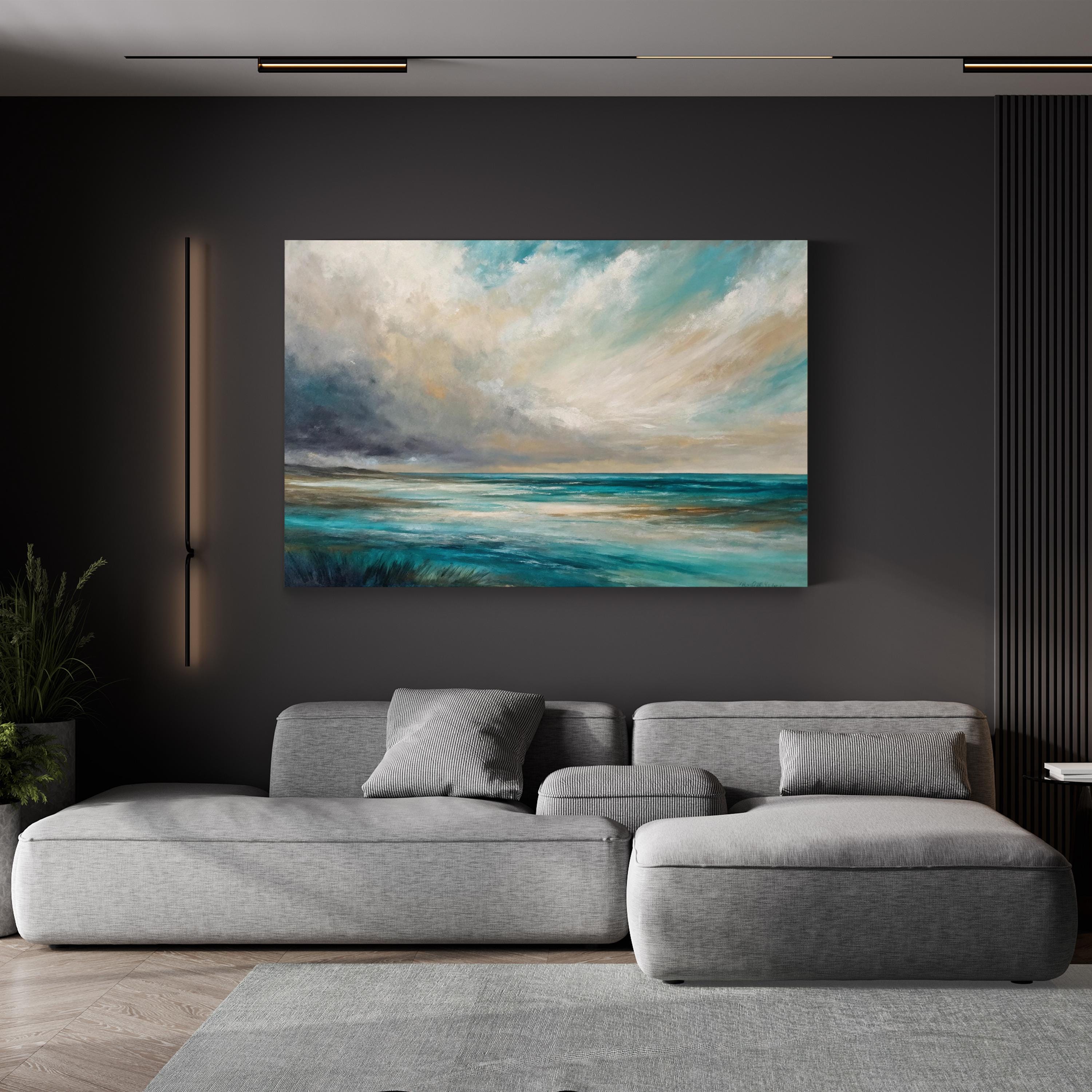 Abstract Ocean Seascape in the Pacific Coast: Contemporary Coastal Photography