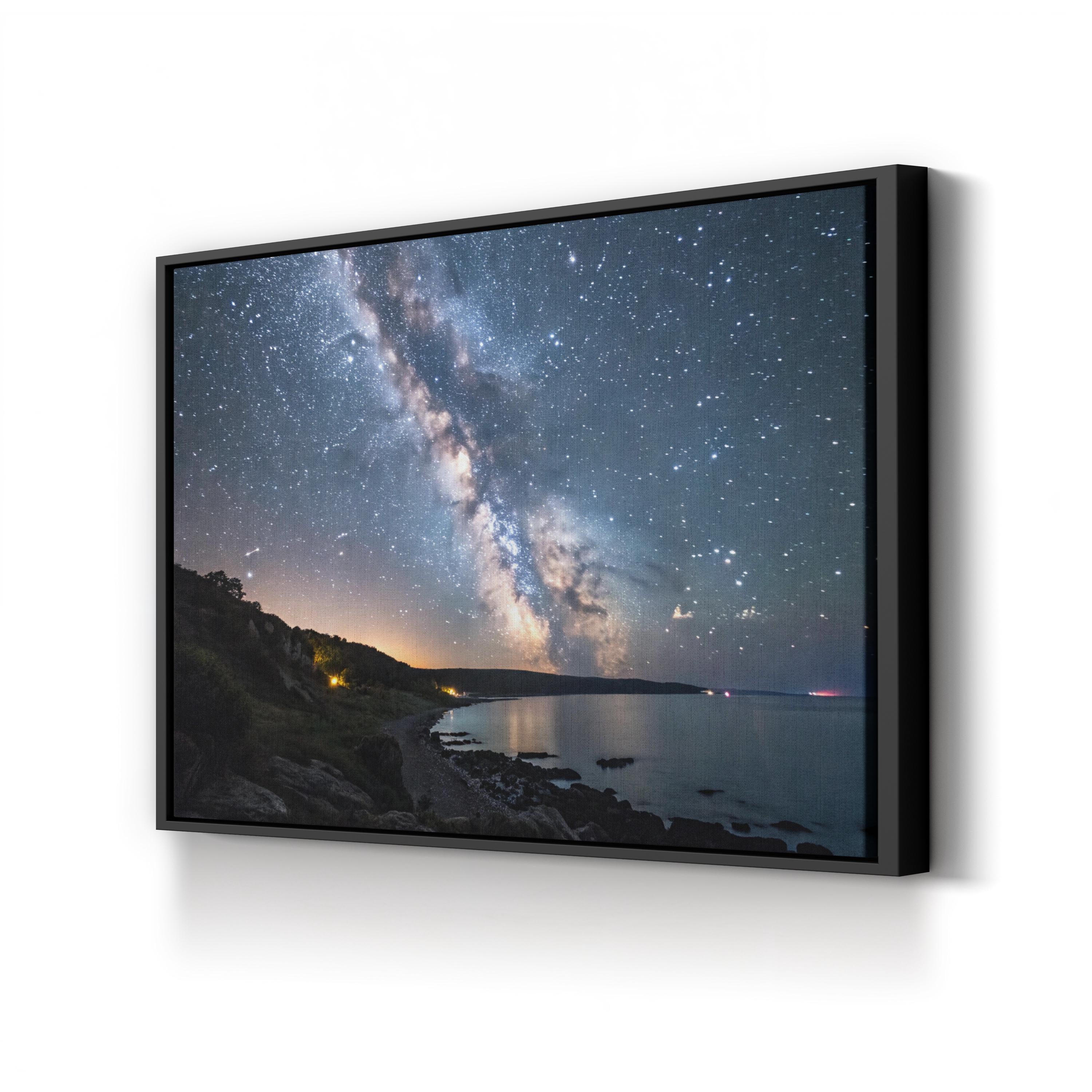 Arched Milky Way Galaxy – Vintage Photography Wall Art | Night Sky Canvas Print