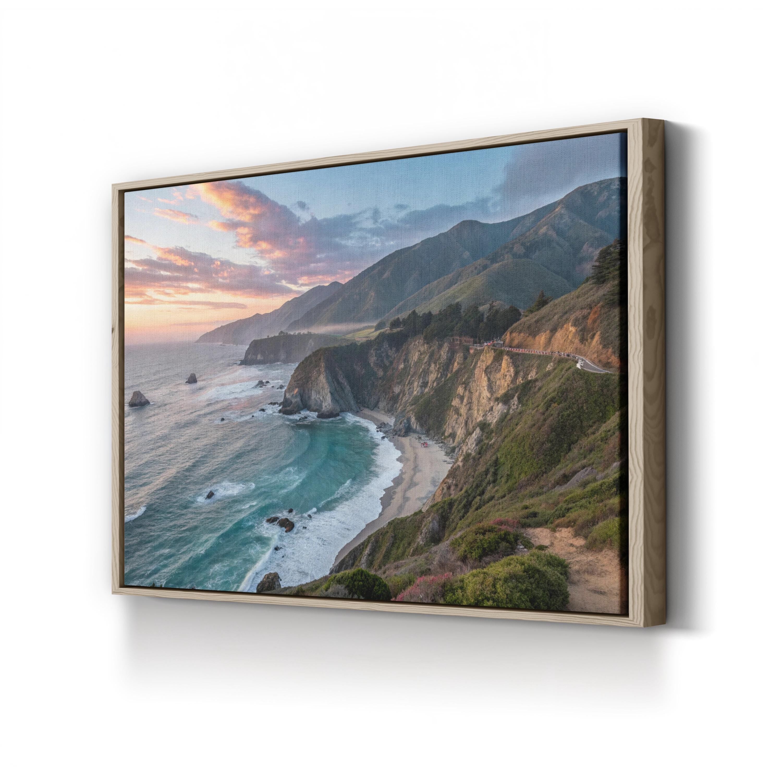 Big Sur, California — Pacific Coast Sunset Canvas Wall Art