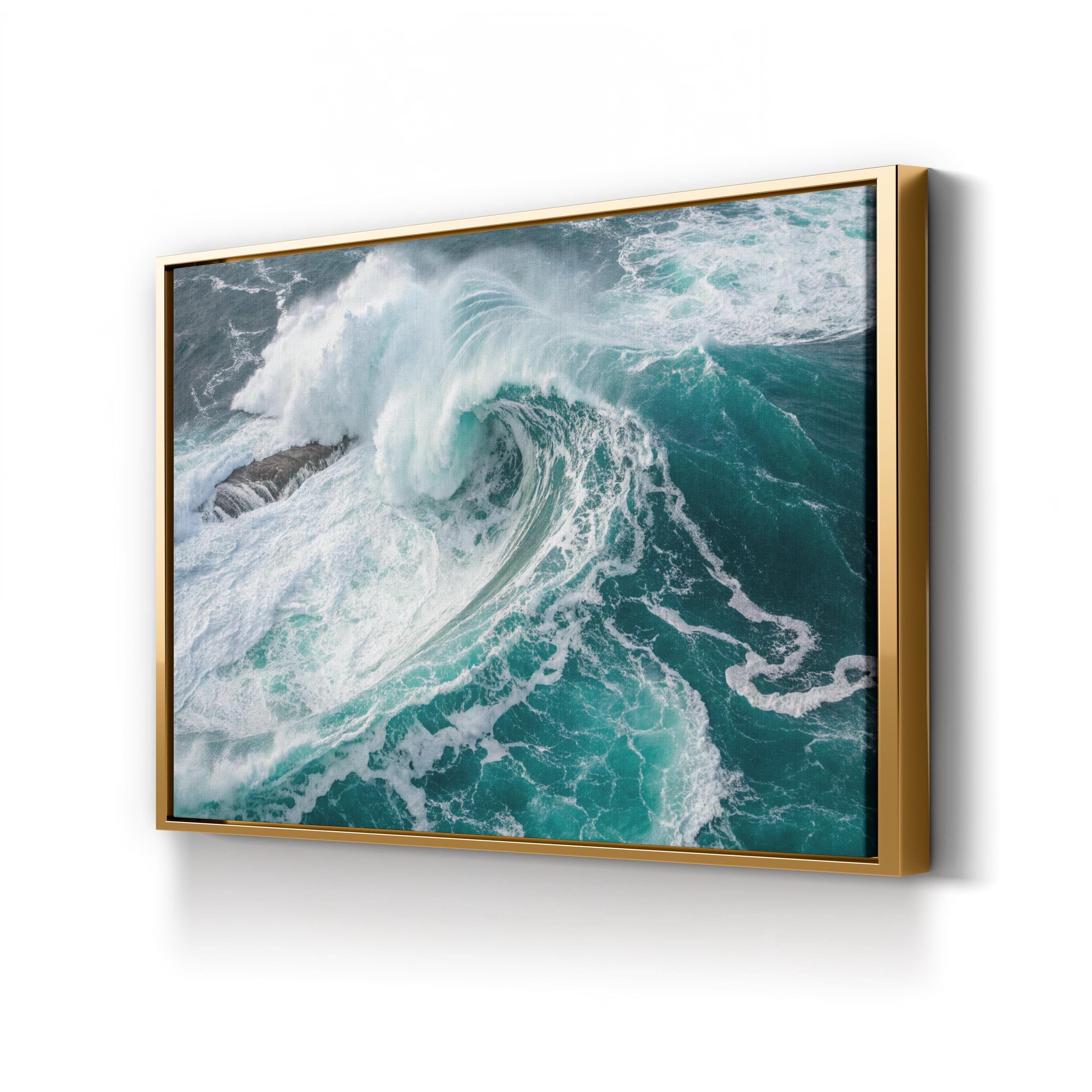 Blue Ocean Wave Art: Pacific Ocean Coastal Photography