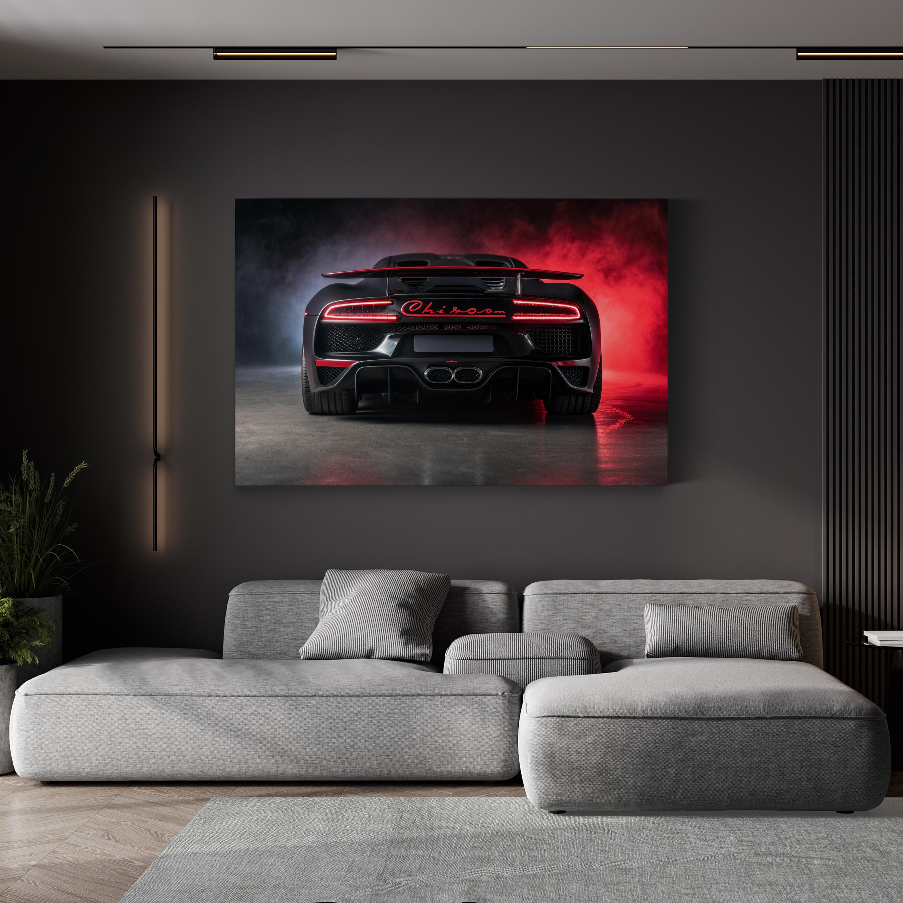 Luxury Sports Car Photography Bugatti V2 Wall Art