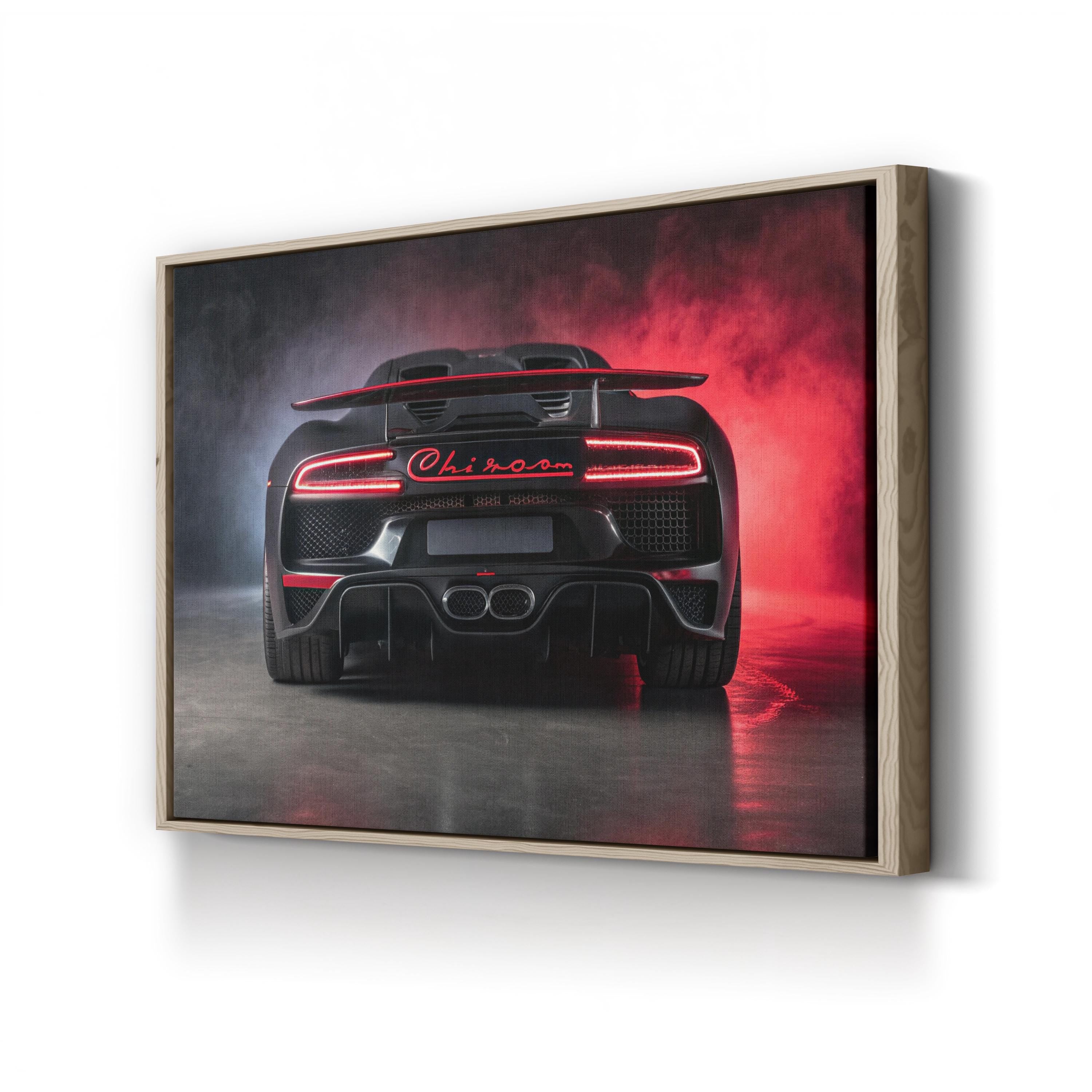 Luxury Sports Car Photography Bugatti V2 Wall Art