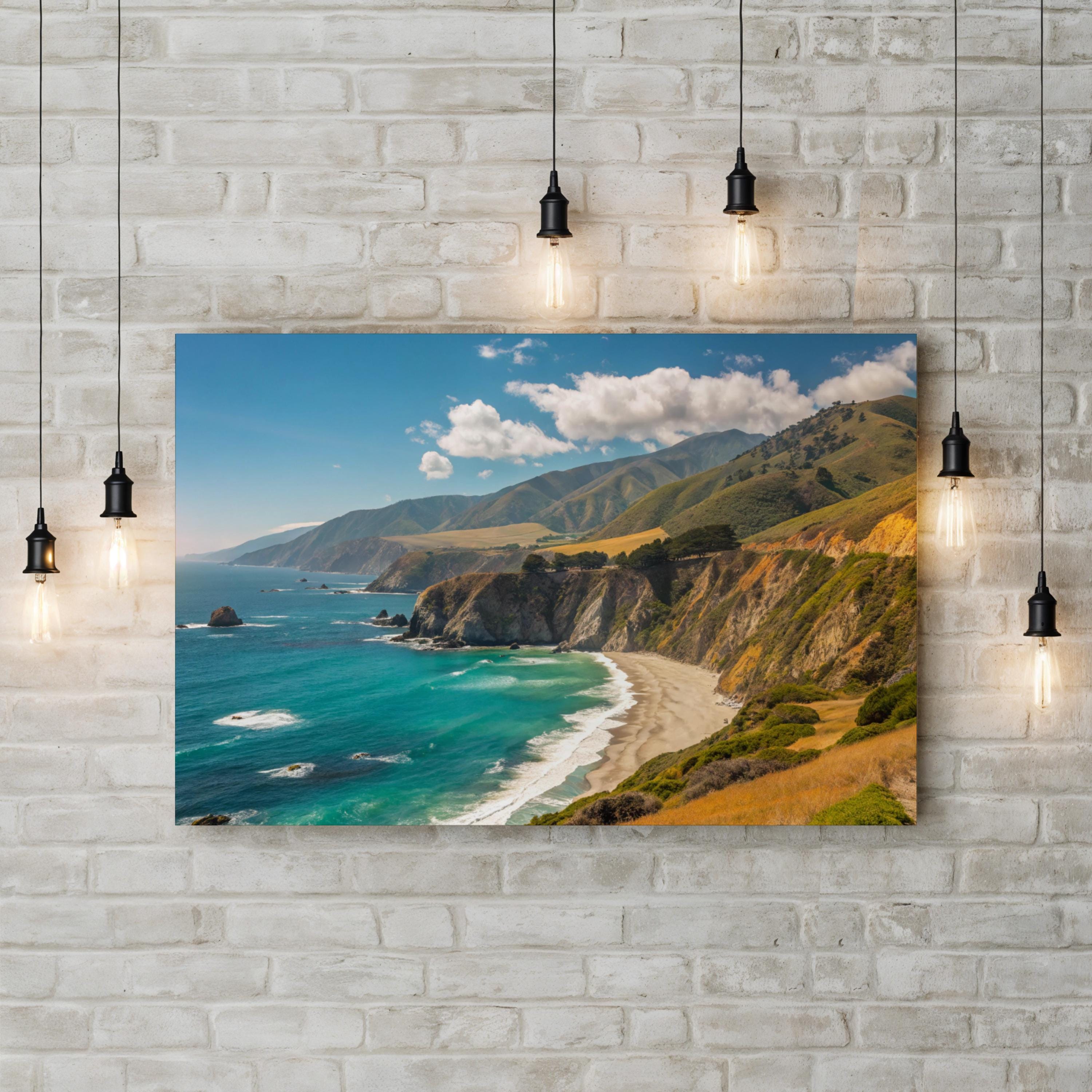 Big Sur, California Coast — Coastal Landscape Canvas Wall Art