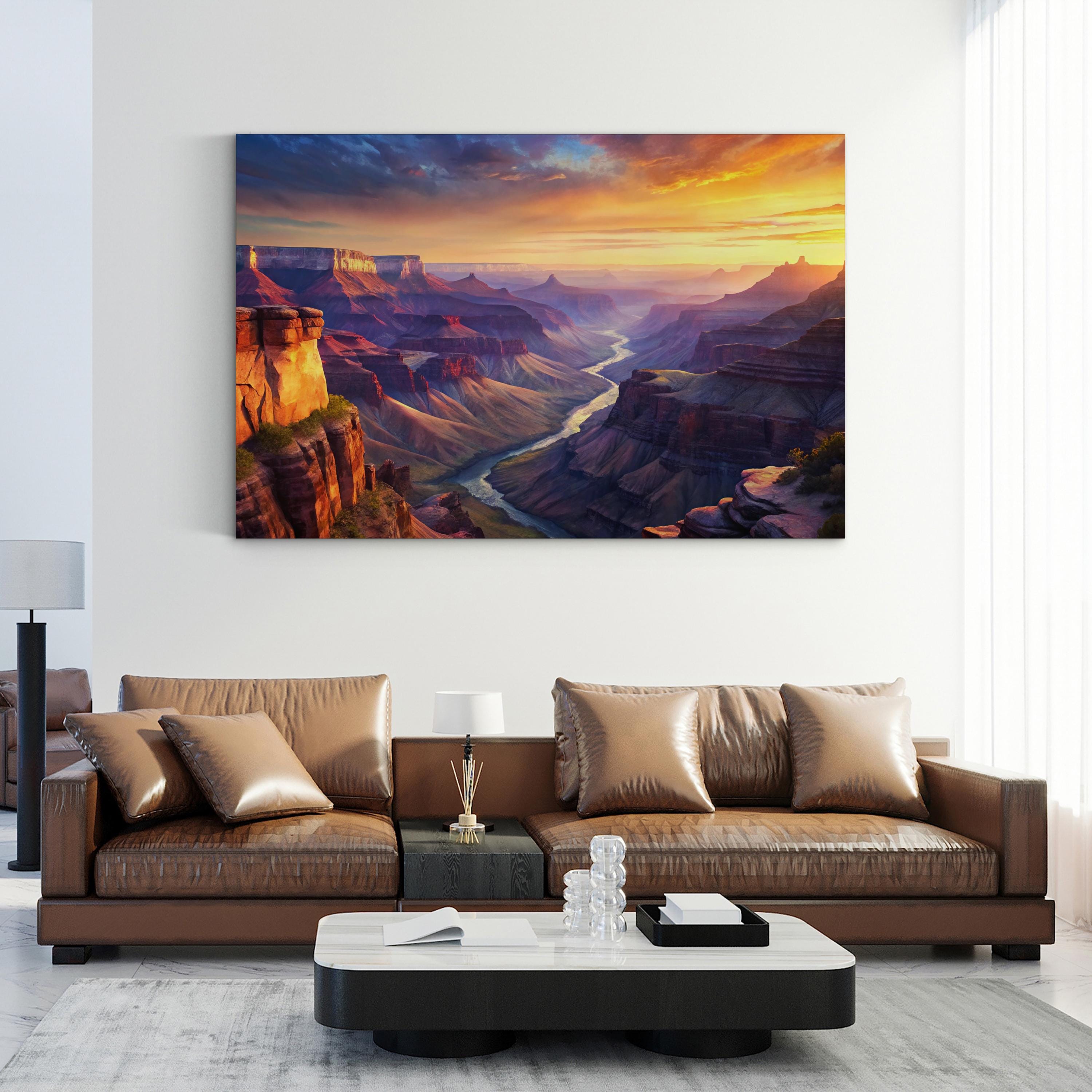 Red Rock Canyon – Vintage Photography Wall Art | Desert Landscape Canvas Print