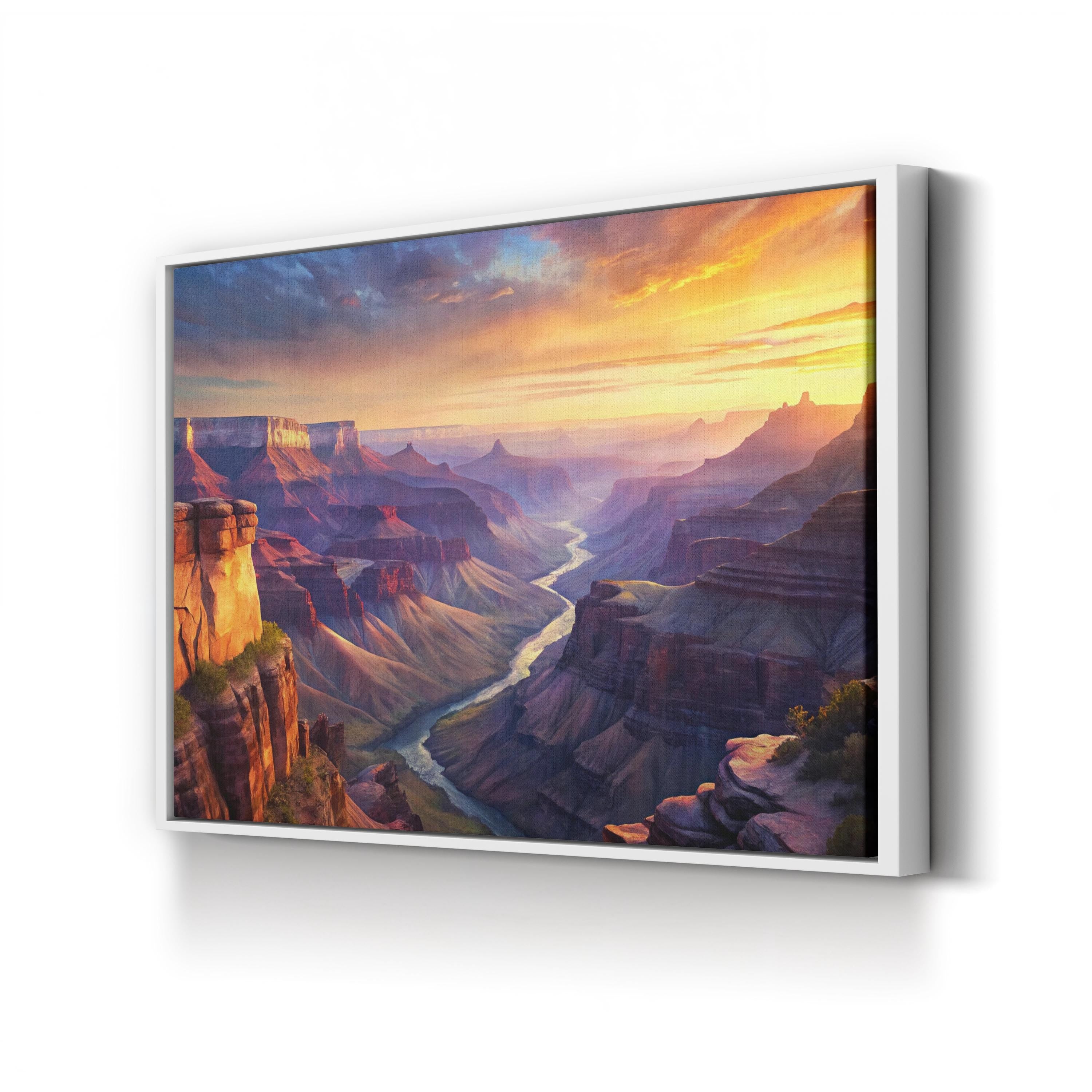 Red Rock Canyon – Vintage Photography Wall Art | Desert Landscape Canvas Print