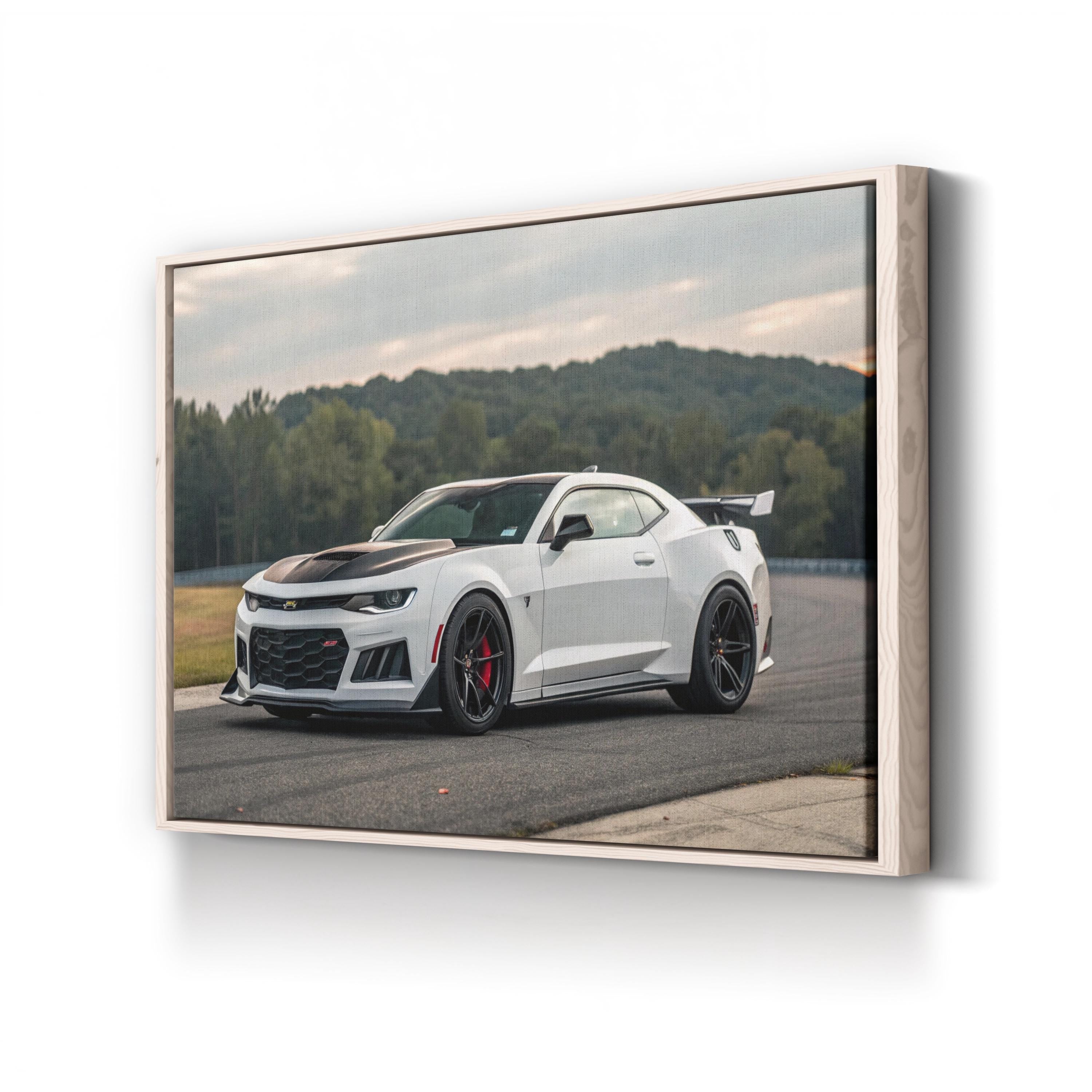 Chevrolet Camaro ZL1 Wall Art — Contemporary American Muscle Car Canvas Print