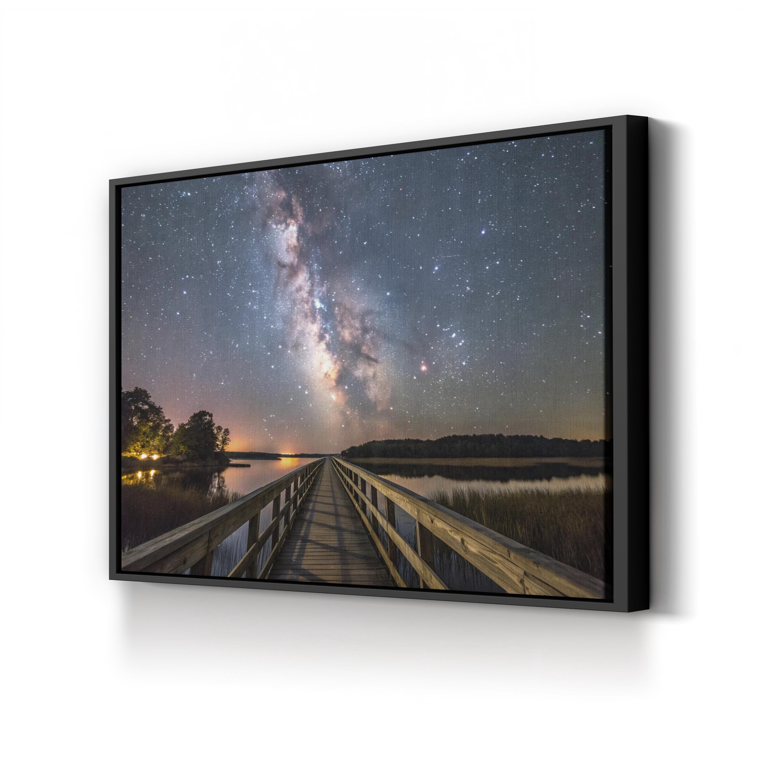 Deep Space Nebula – Vintage Photography Wall Art | Cosmic Astronomy Canvas Print