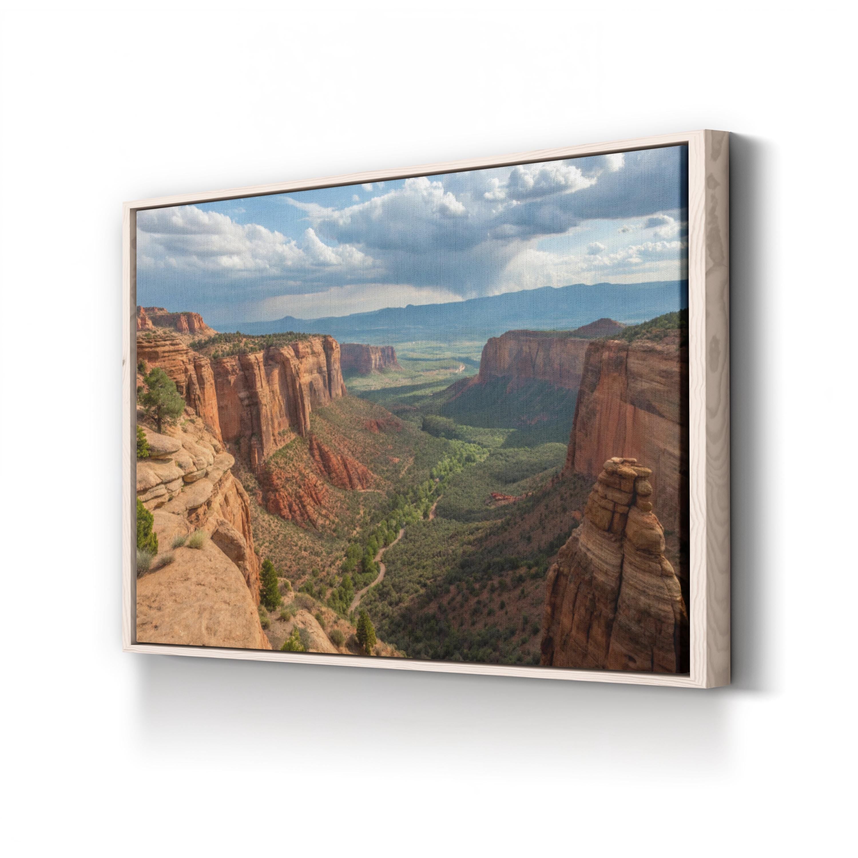 Colorado National Monument – Vintage Photography Wall Art | Desert Canyon Canvas Print