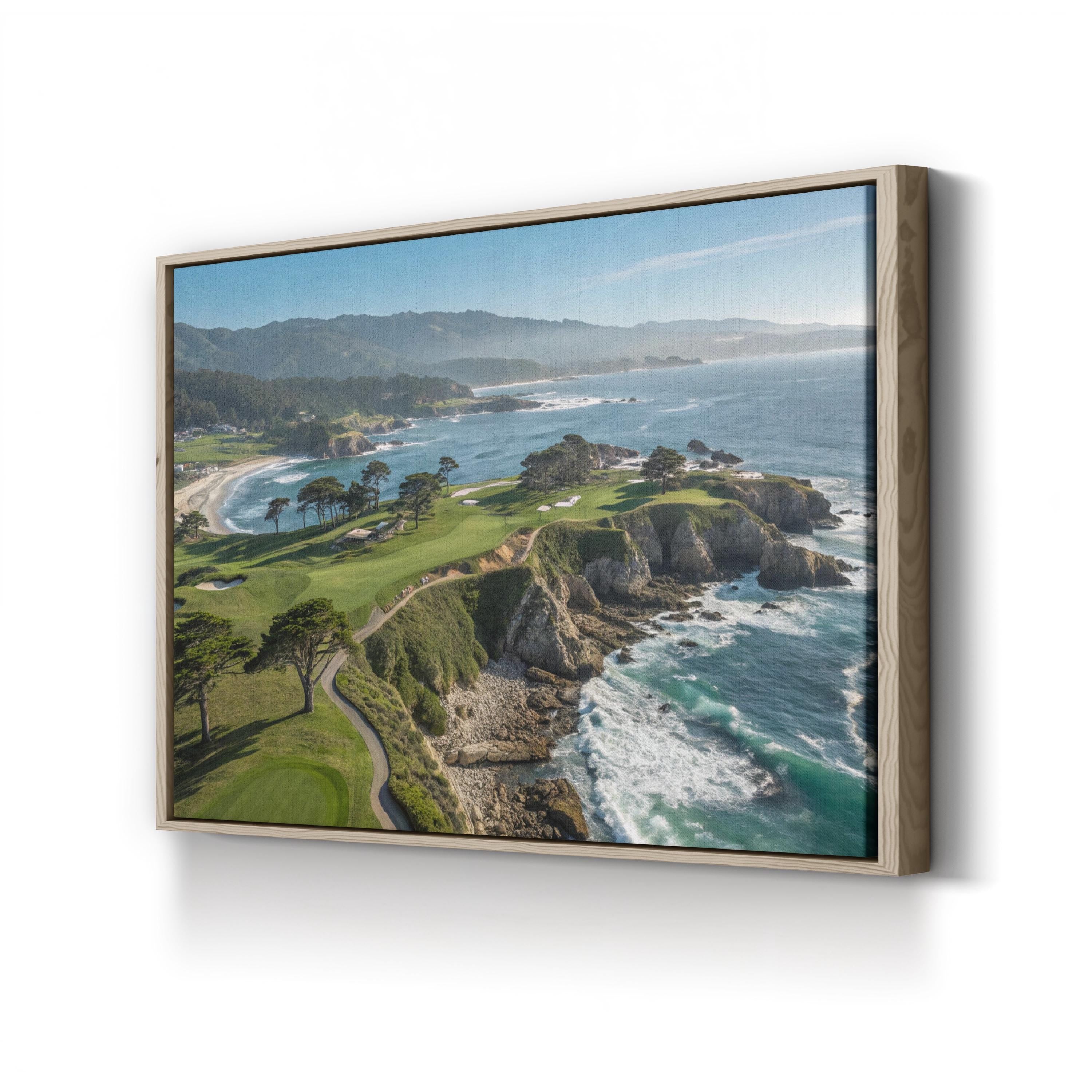 Cypress Point, Pebble Beach California — Five-Piece Coastal Landscape Canvas Wall Art