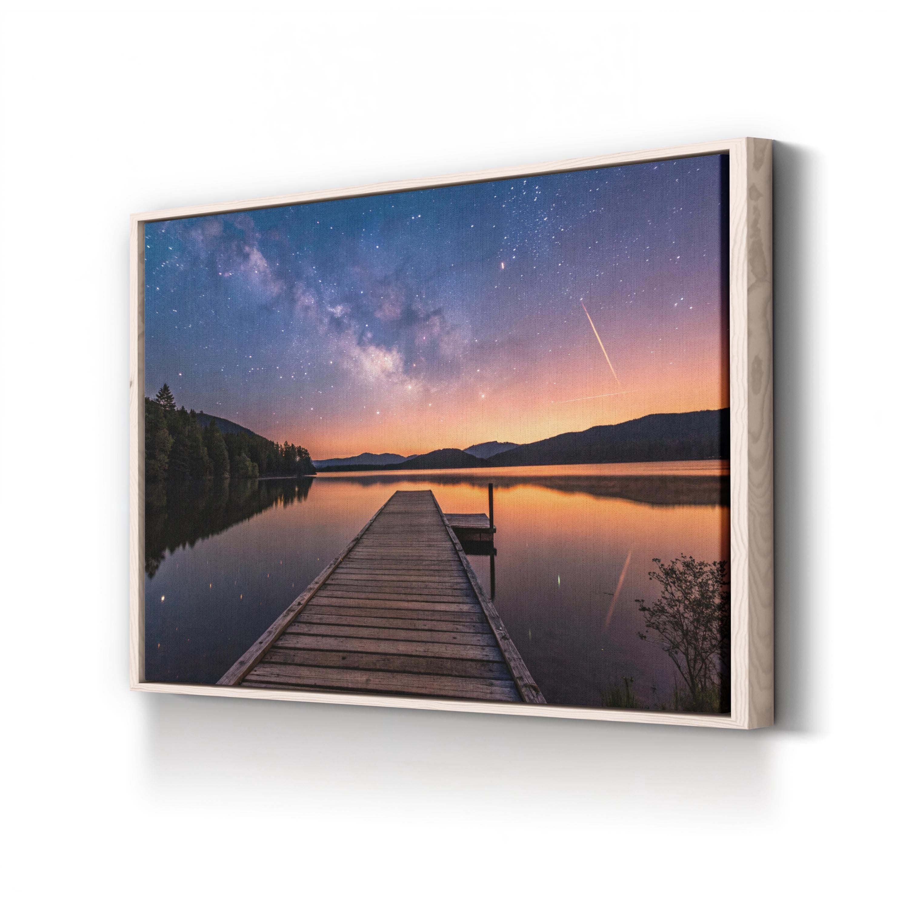 Milky Way Canvas Art – Starry Night Sky Photography