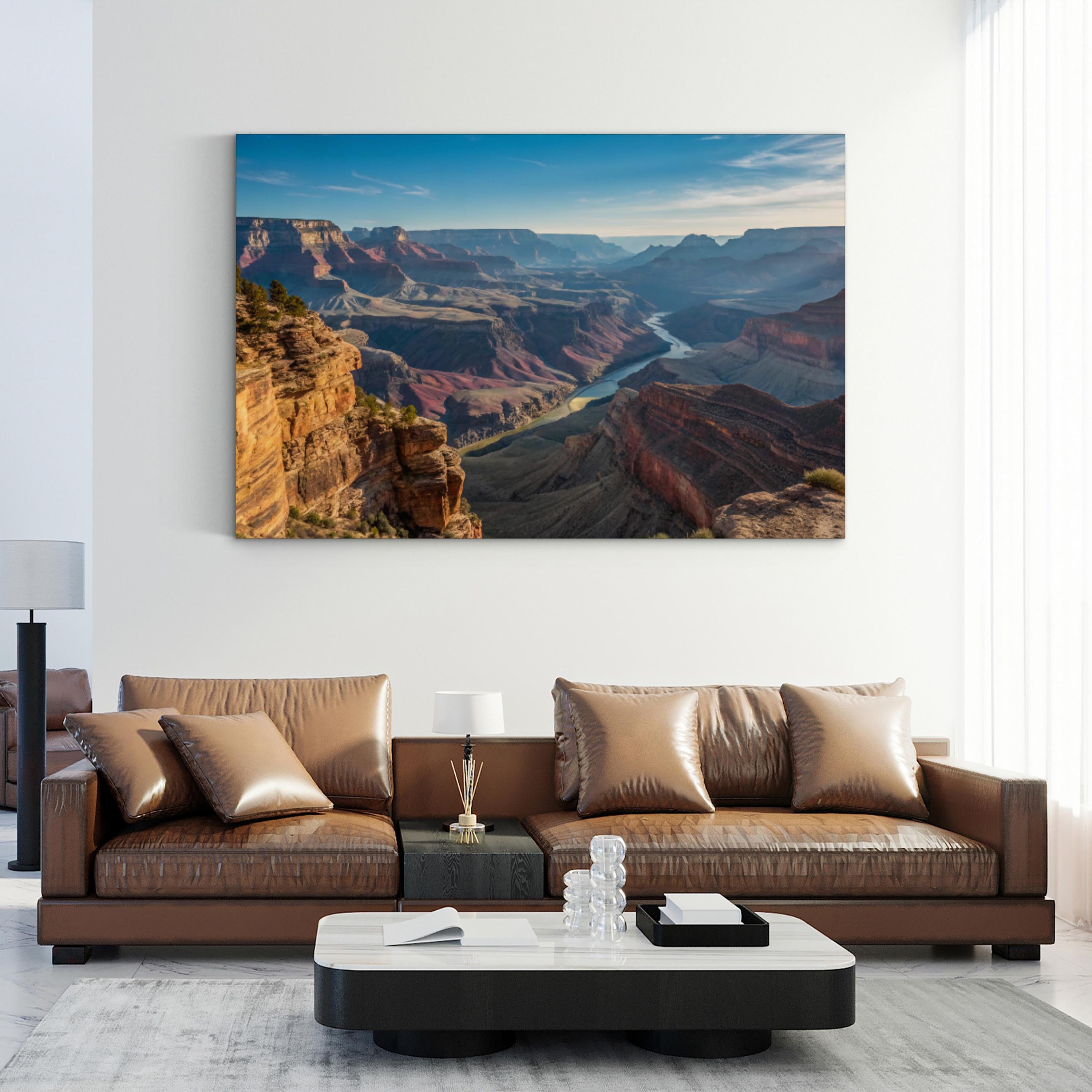 Grand Canyon Desert Landscape – Vintage Photography Wall Art | National Park Canvas Print