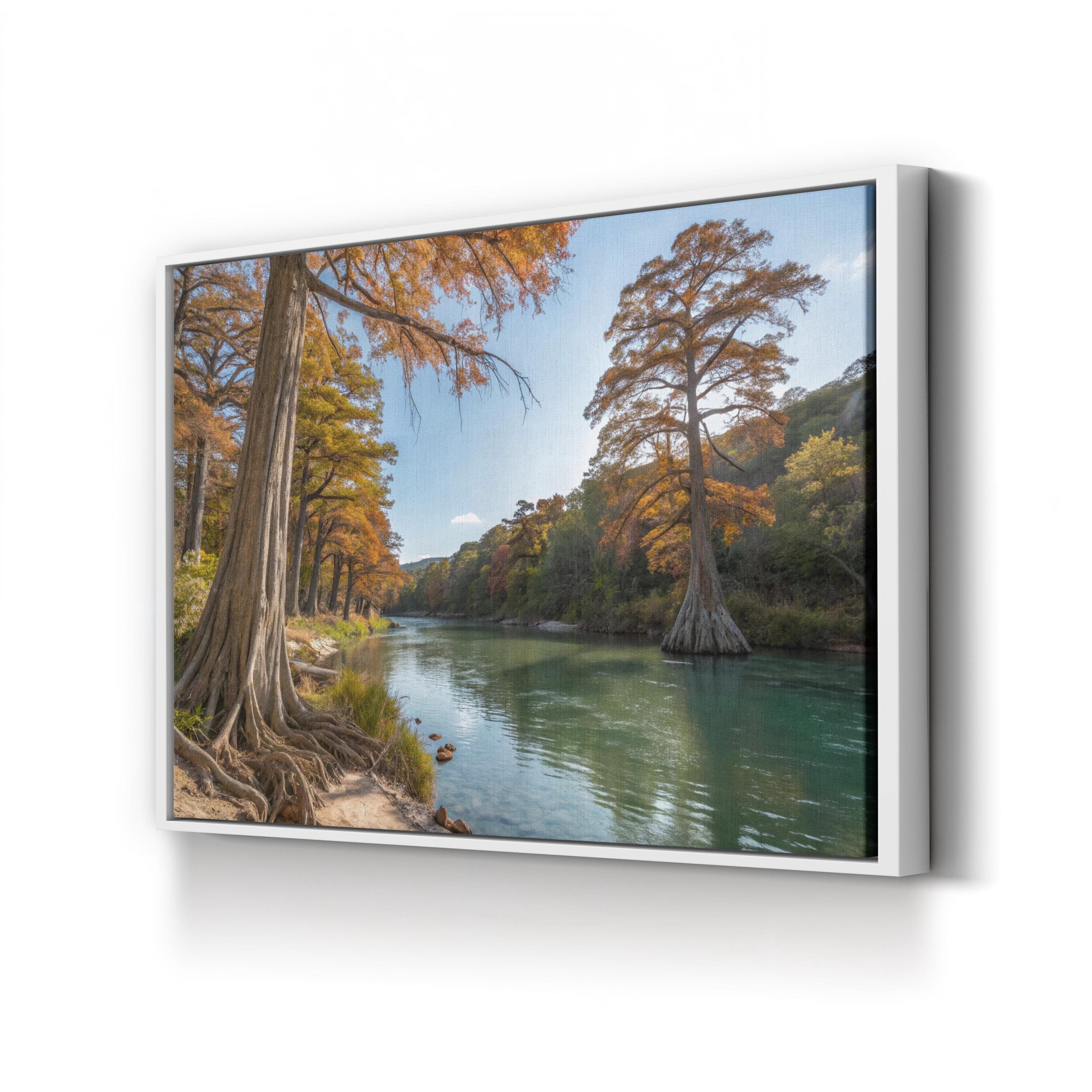 Guadalupe River Canvas Print – Texas Landscape Wall Art