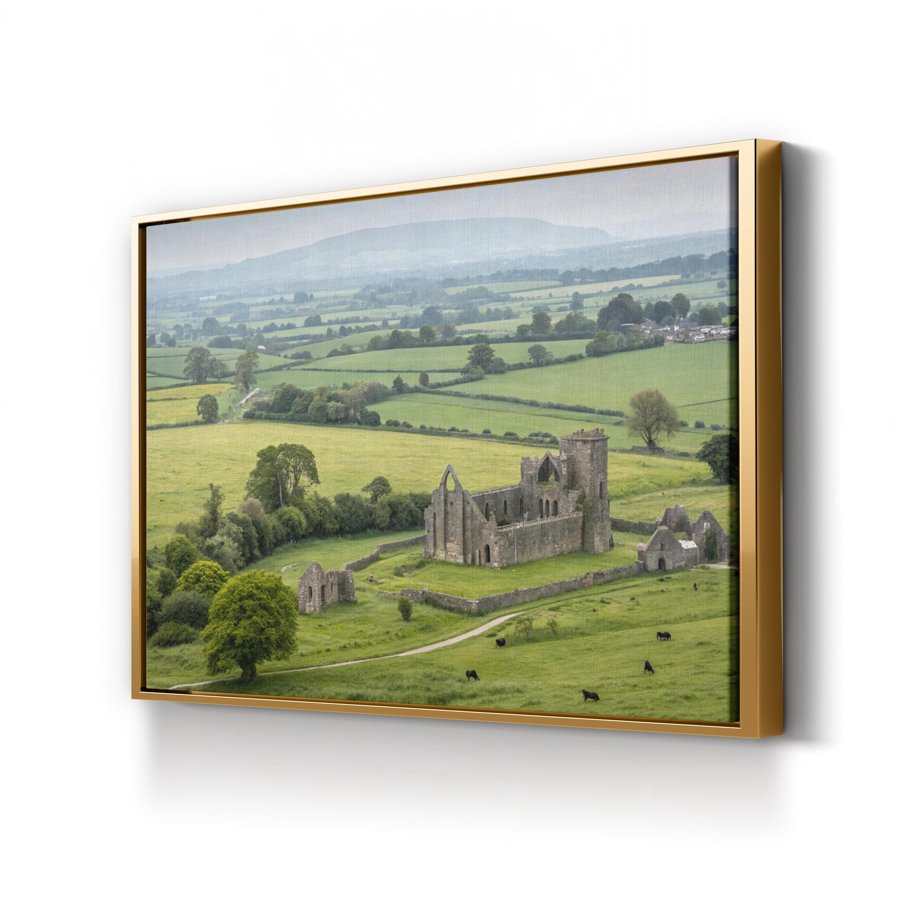 Hore Abbey Ireland Medieval Ruins – Vintage Photography Wall Art | Landscape Canvas Print