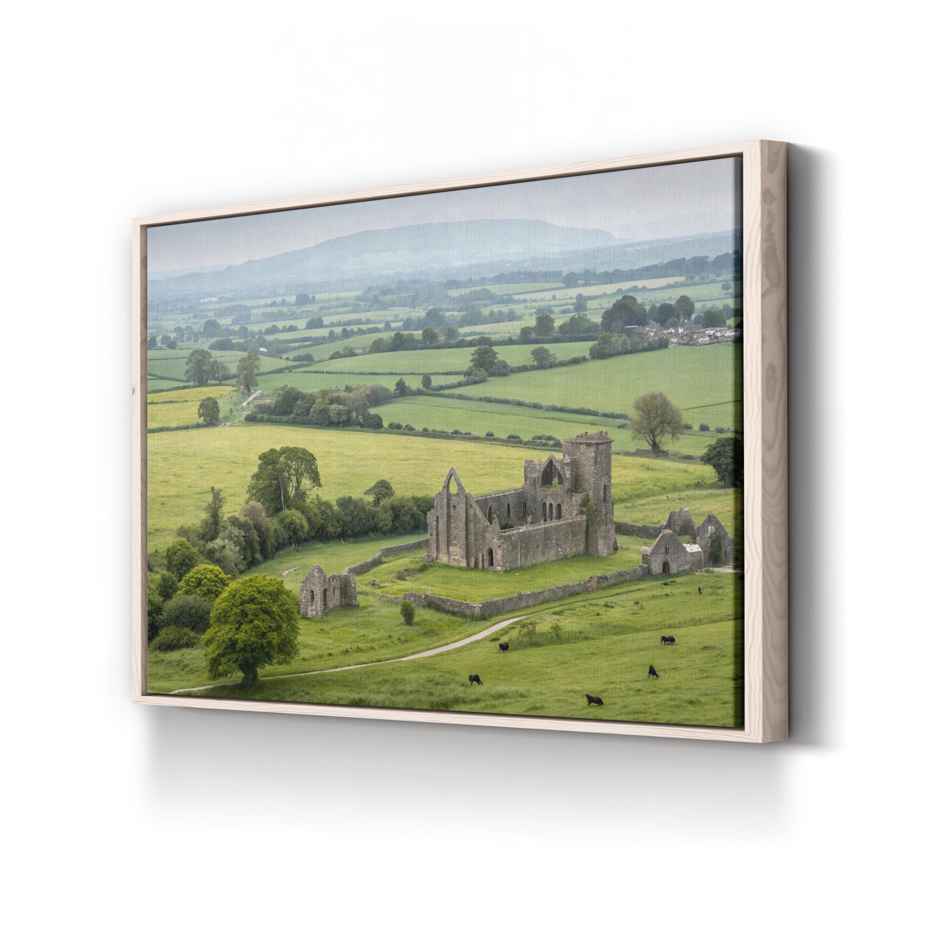 Hore Abbey Ireland Medieval Ruins – Vintage Photography Wall Art | Landscape Canvas Print