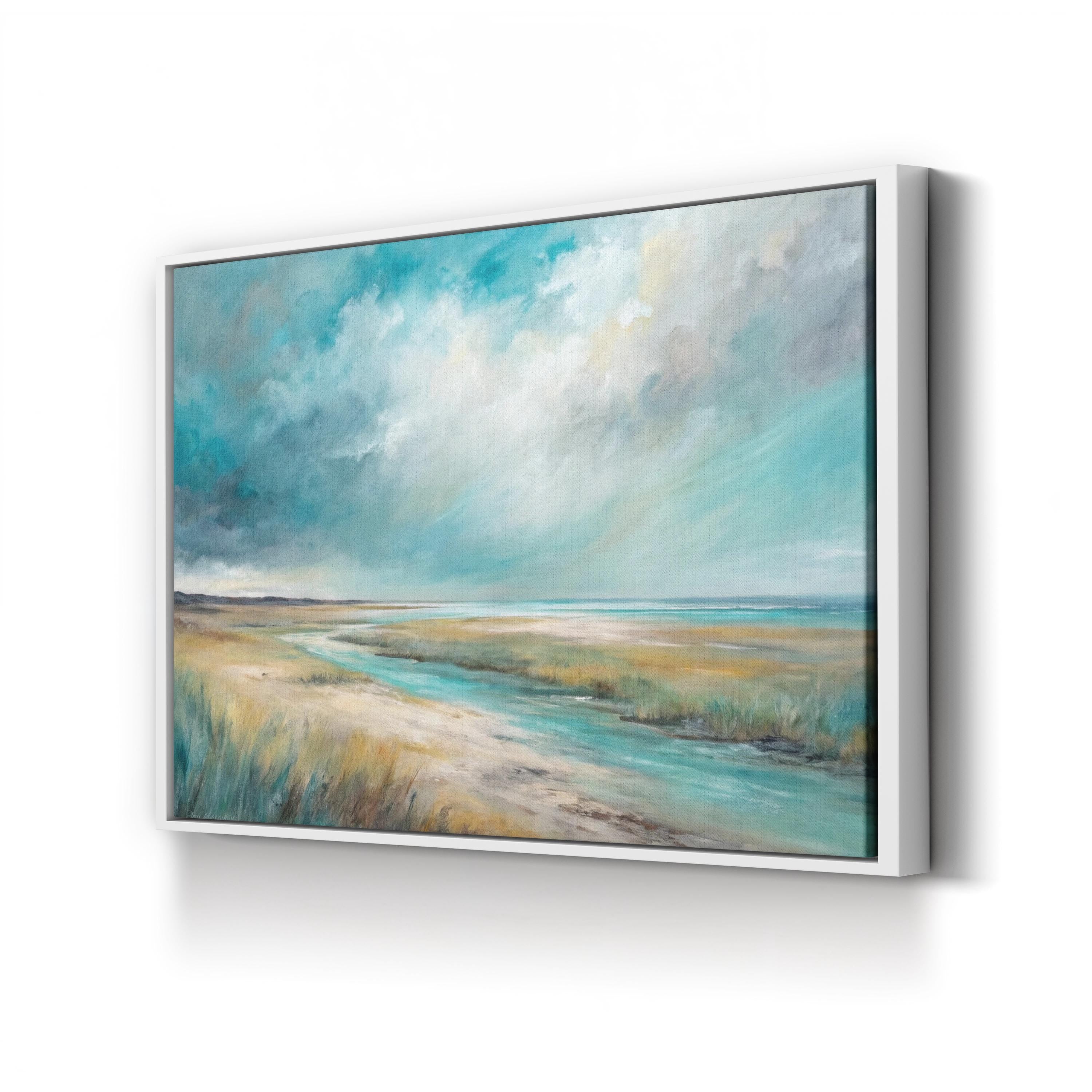 Abstract Ocean Landscape: California Coast Contemporary Coastal Art