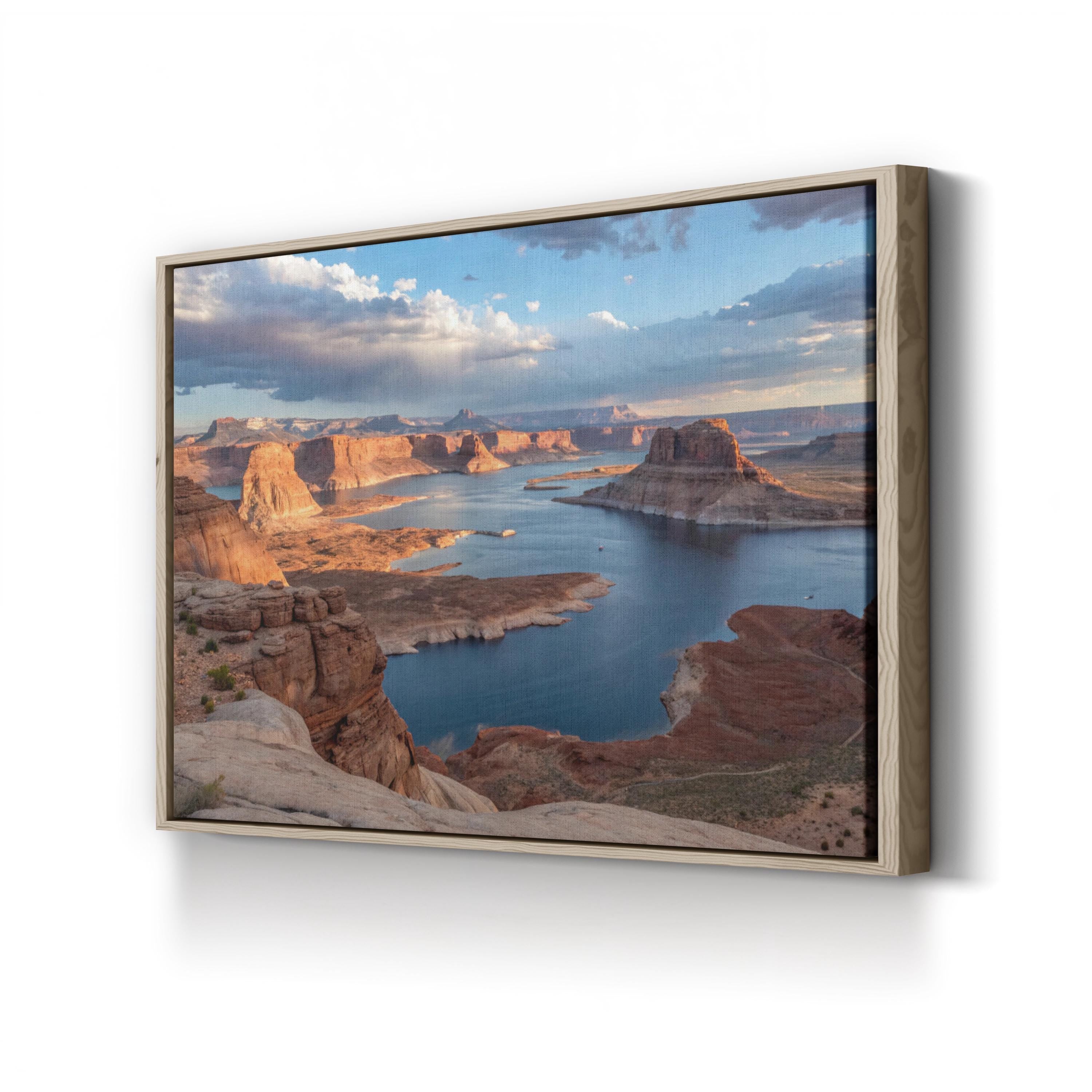 Lake Powell, Glen Canyon, Utah & Arizona, USA Wall Art — American Southwest Desert Landscape Canvas Print