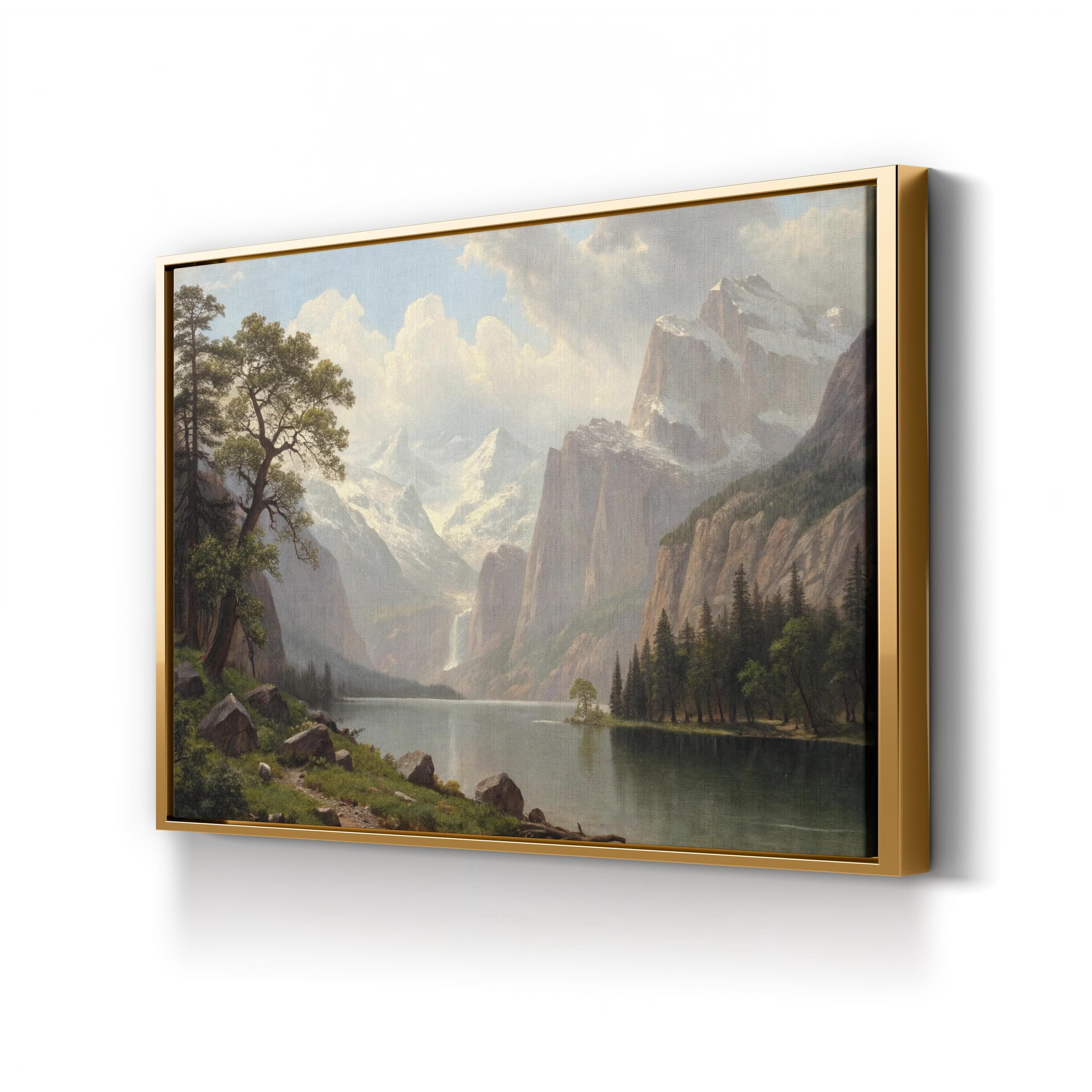 Lake Tahoe, Sierra Nevada, California & Nevada, USA Wall Art — Mountain Alpine Landscape Canvas Print