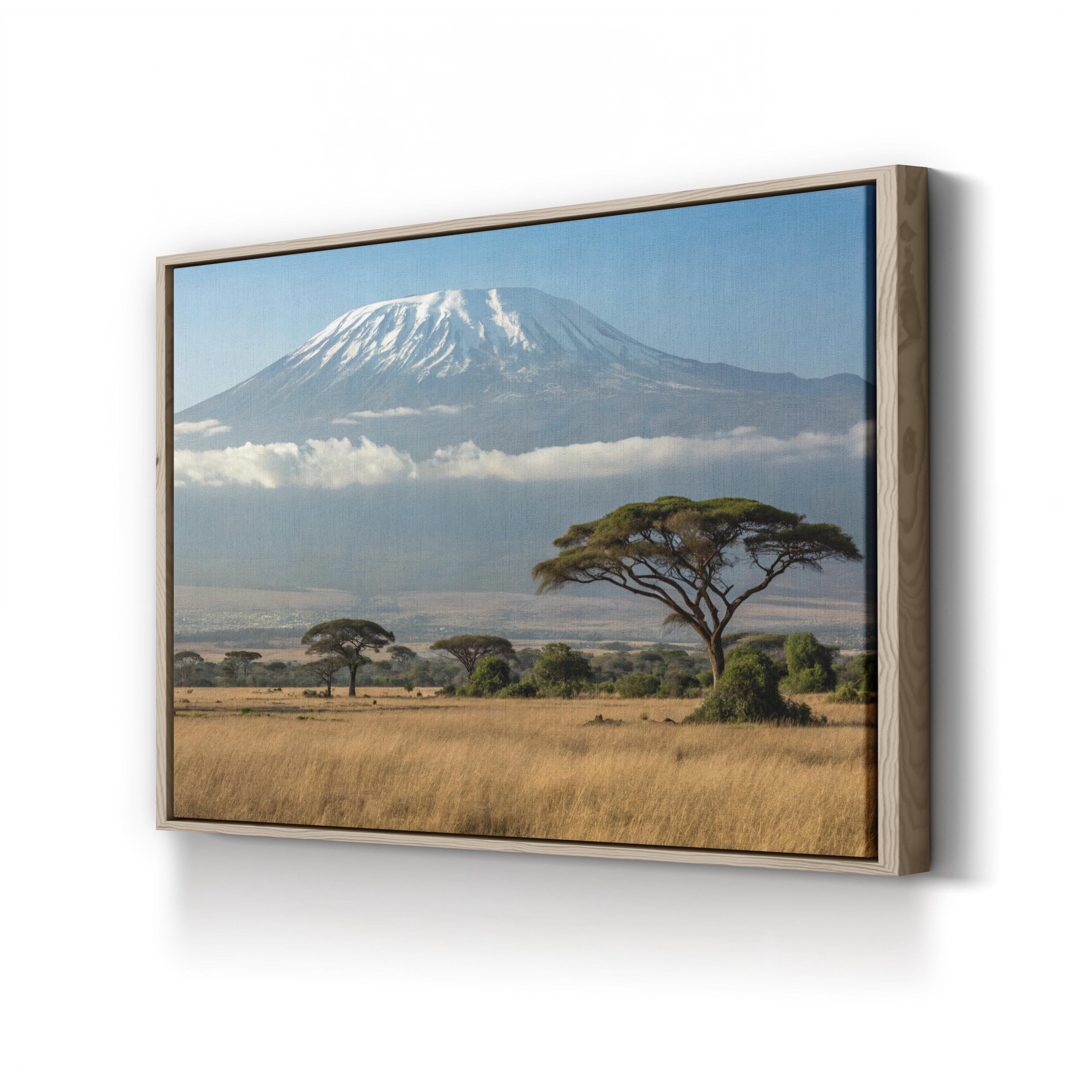 Mount Kilimanjaro, Tanzania Wall Art — African Safari Landscape Canvas Print