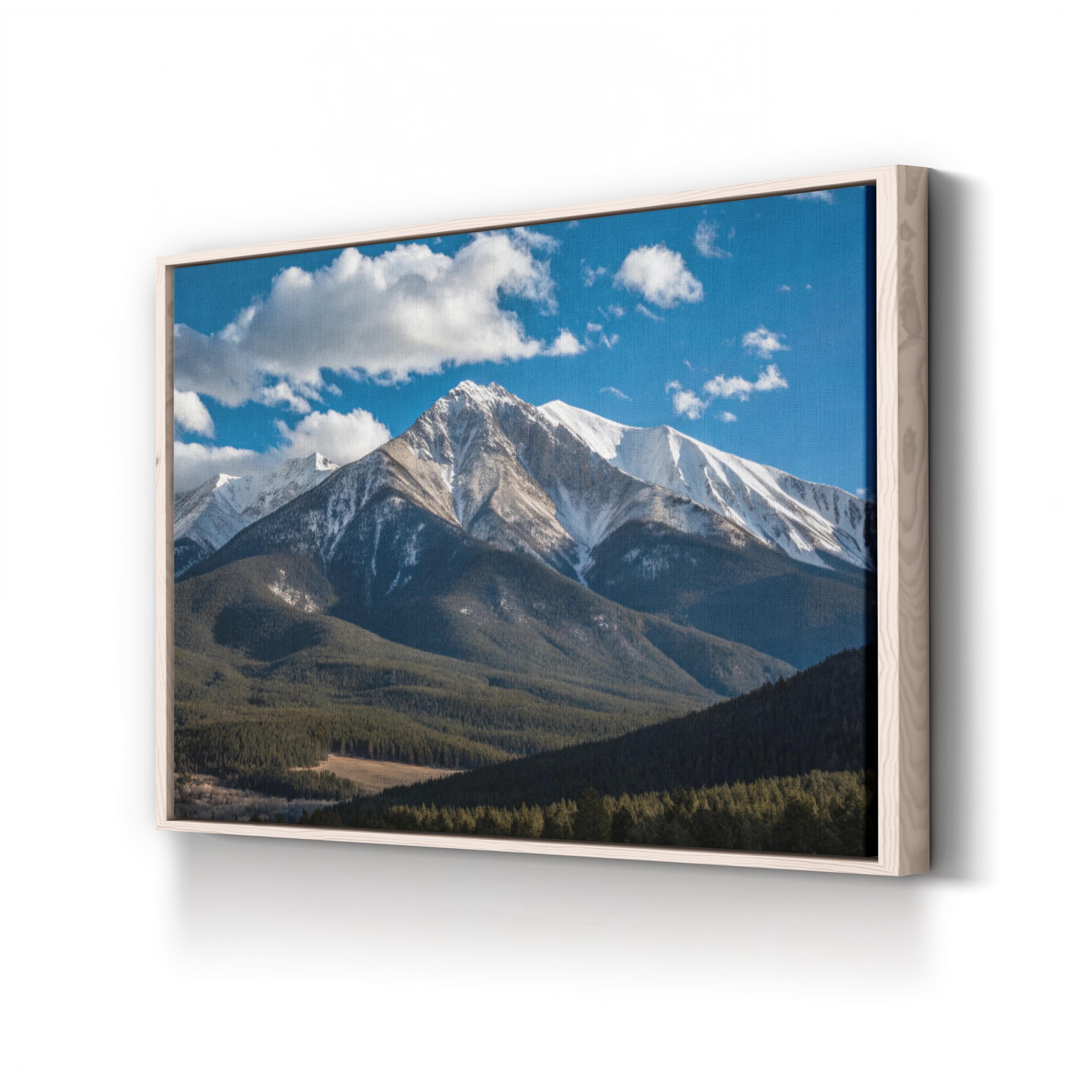 Mount Princeton – Vintage Photography Wall Art | Colorado Rocky Mountain Canvas Print