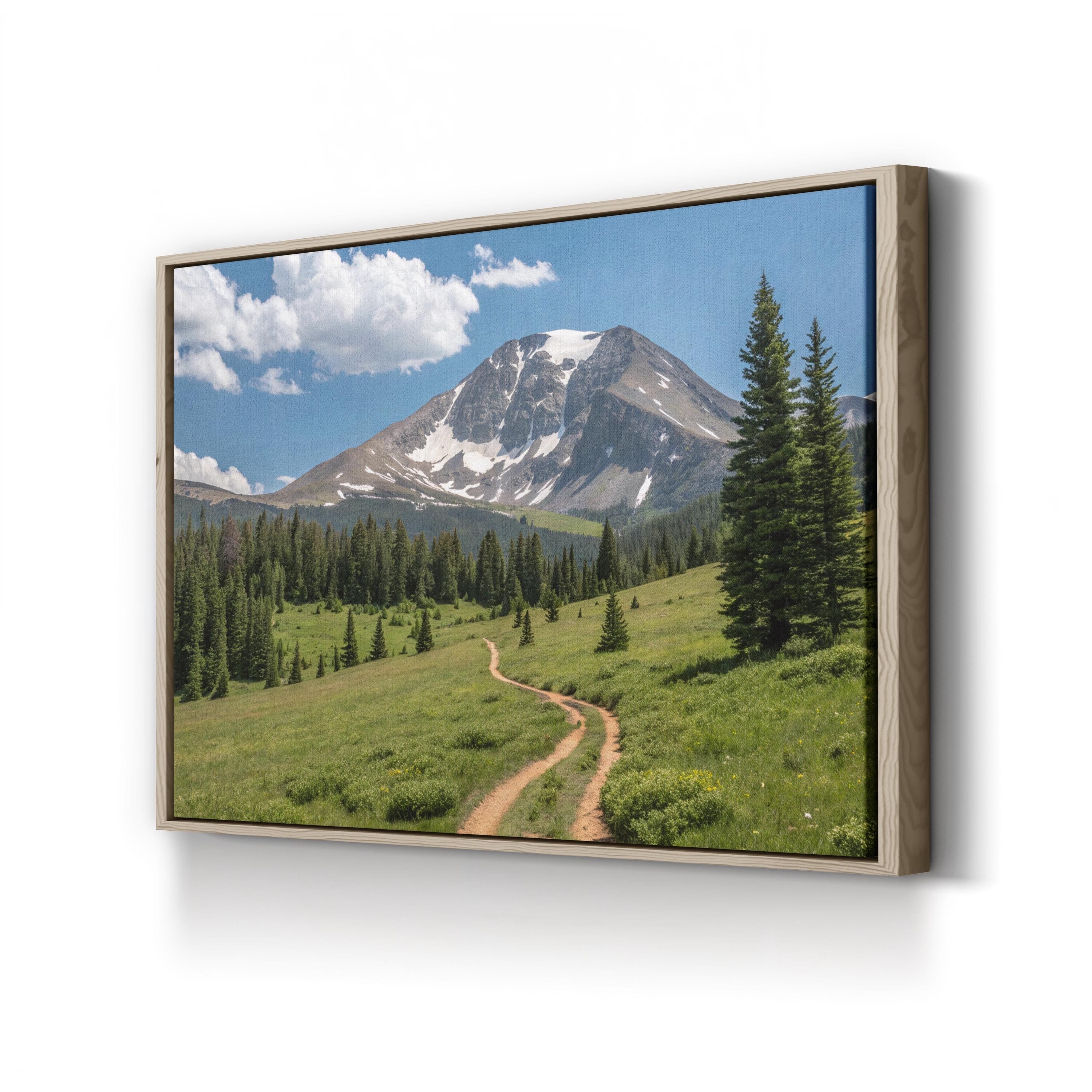 Mt. of the Holy Cross, Colorado – Vintage Photography Wall Art | Mountain Canvas Print