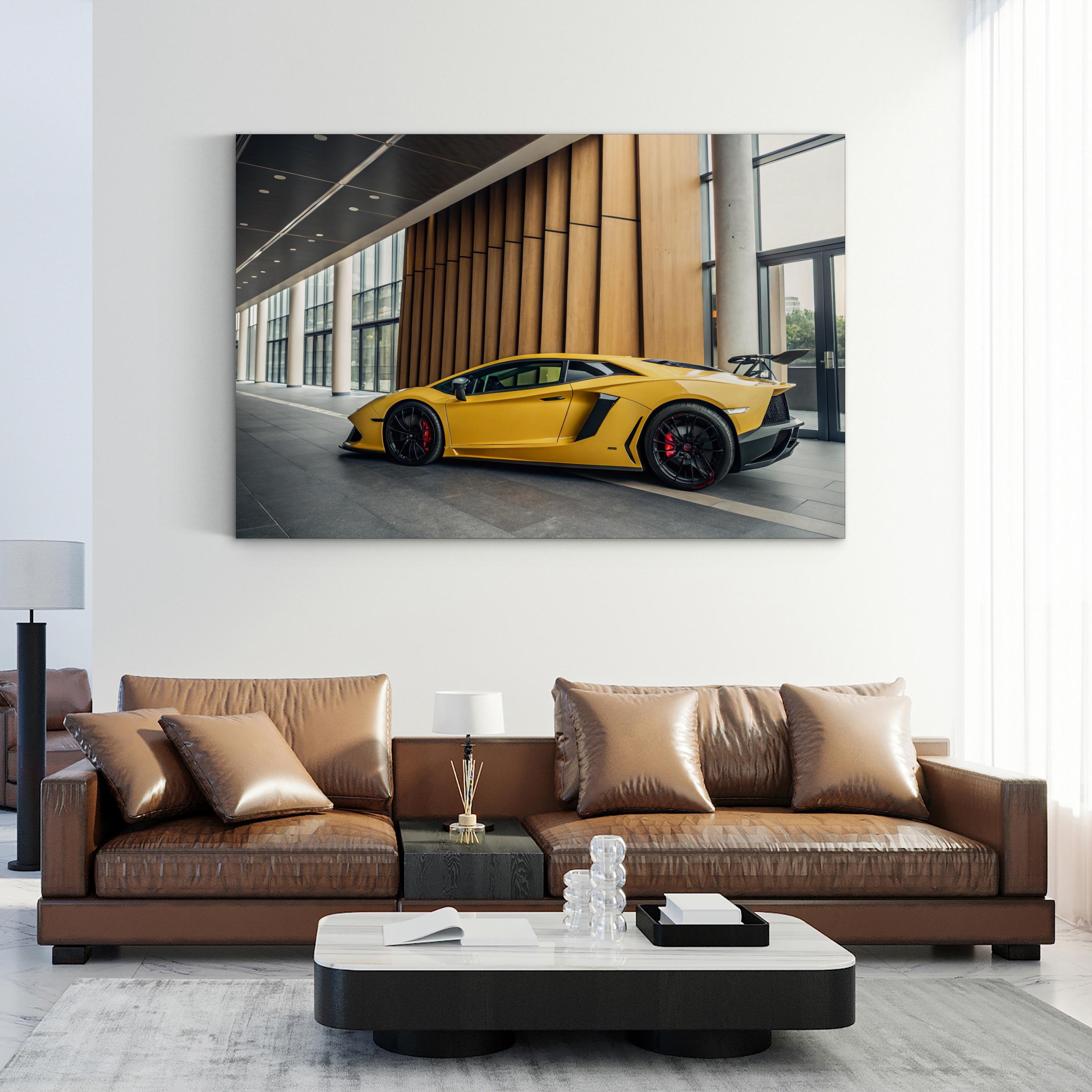 Pikachu Race Car – Period Illustration Wall Art | Automotive Pop Canvas Print