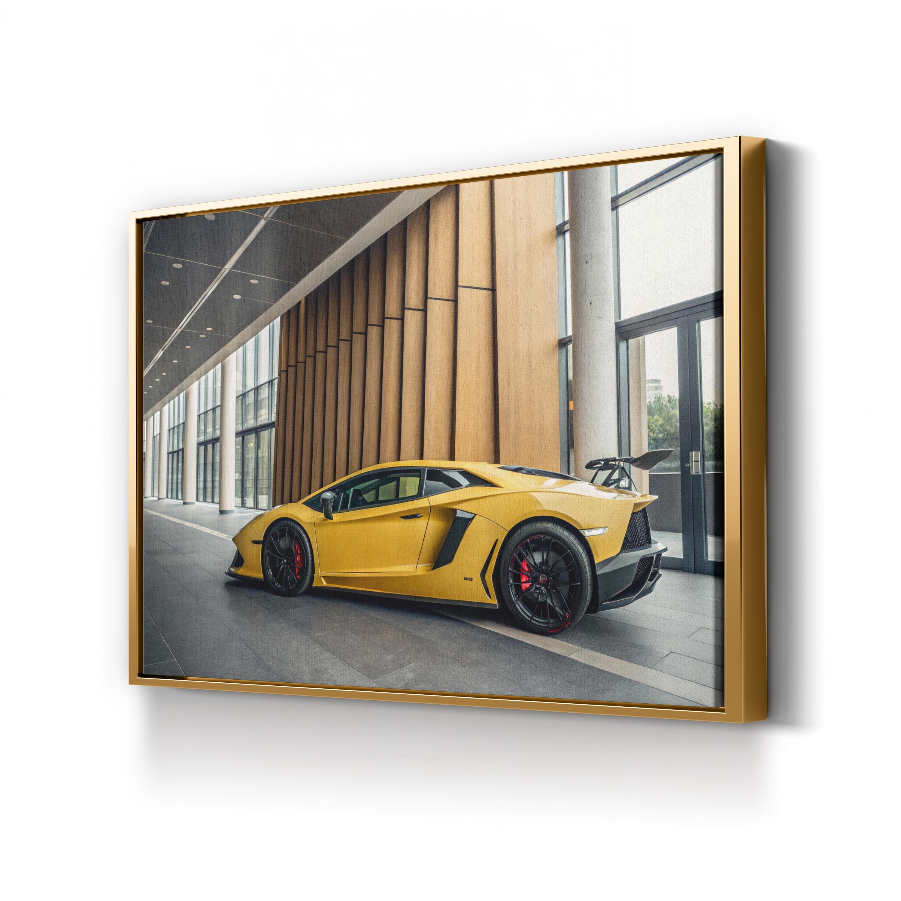 Pikachu Race Car – Period Illustration Wall Art | Automotive Pop Canvas Print