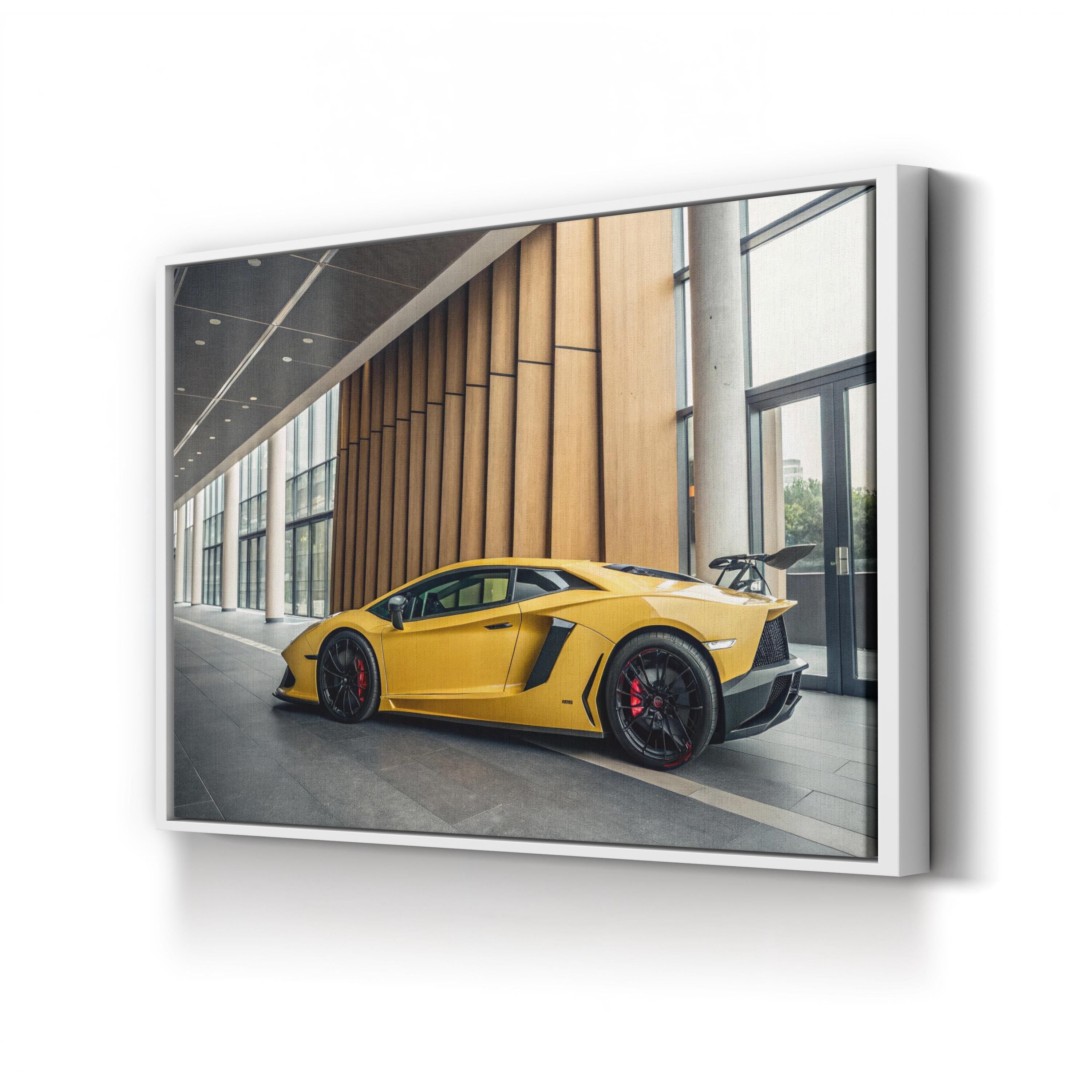 Pikachu Race Car – Period Illustration Wall Art | Automotive Pop Canvas Print