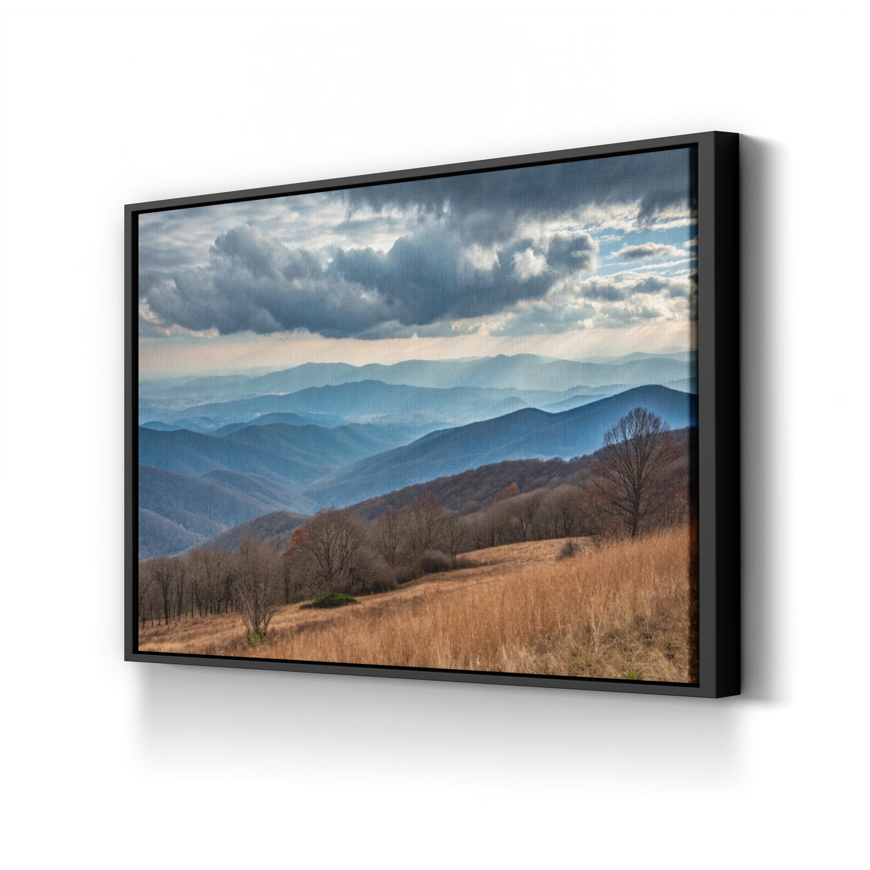 Shenandoah Valley – Vintage Photography Wall Art | Mountain Landscape Canvas Print