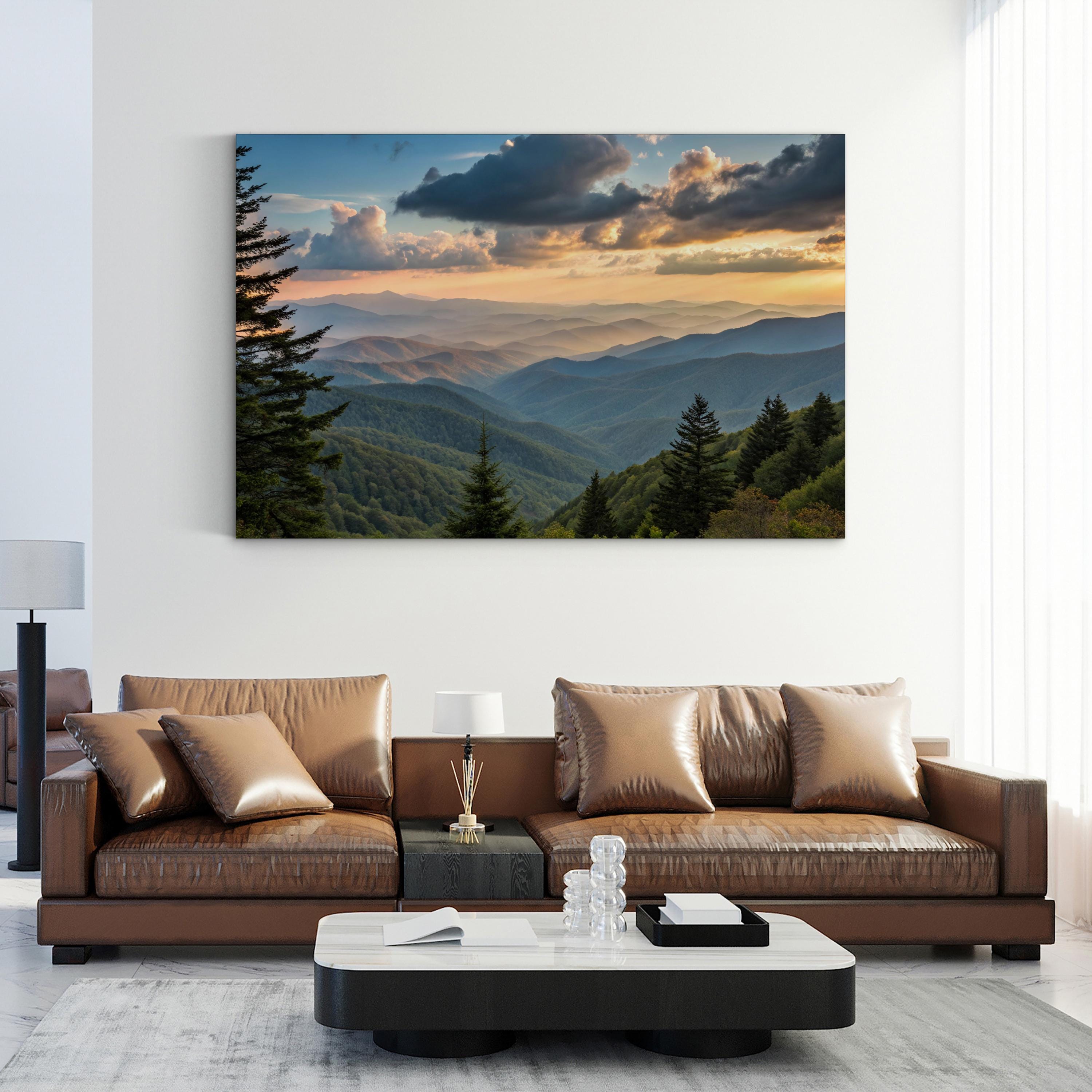 Smoky Mountains – Vintage Photography Wall Art | Scenic Landscape Canvas Print