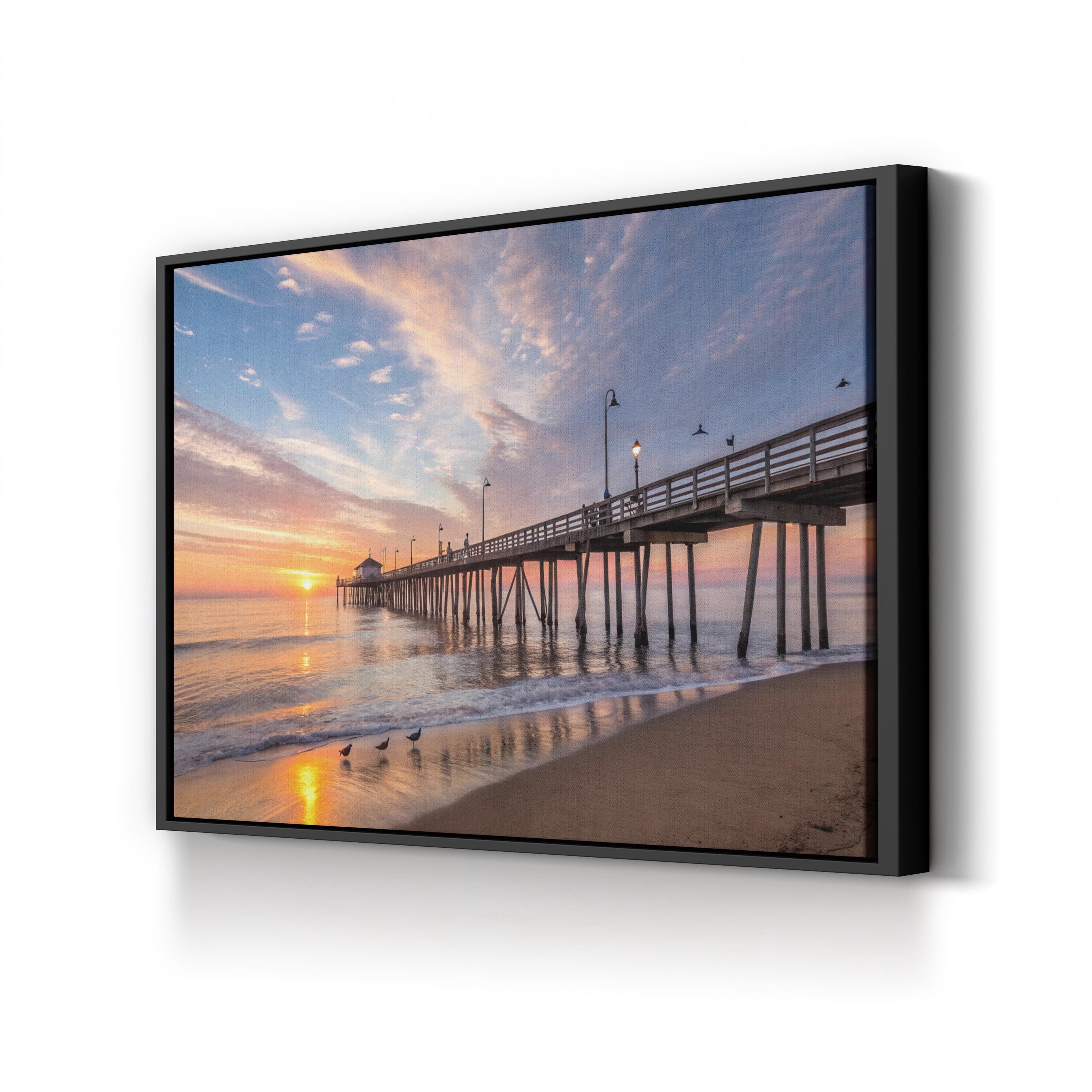 Virginia Beach Sunrise Pier: Virginia Beach, Virginia Coastal Ocean Photography