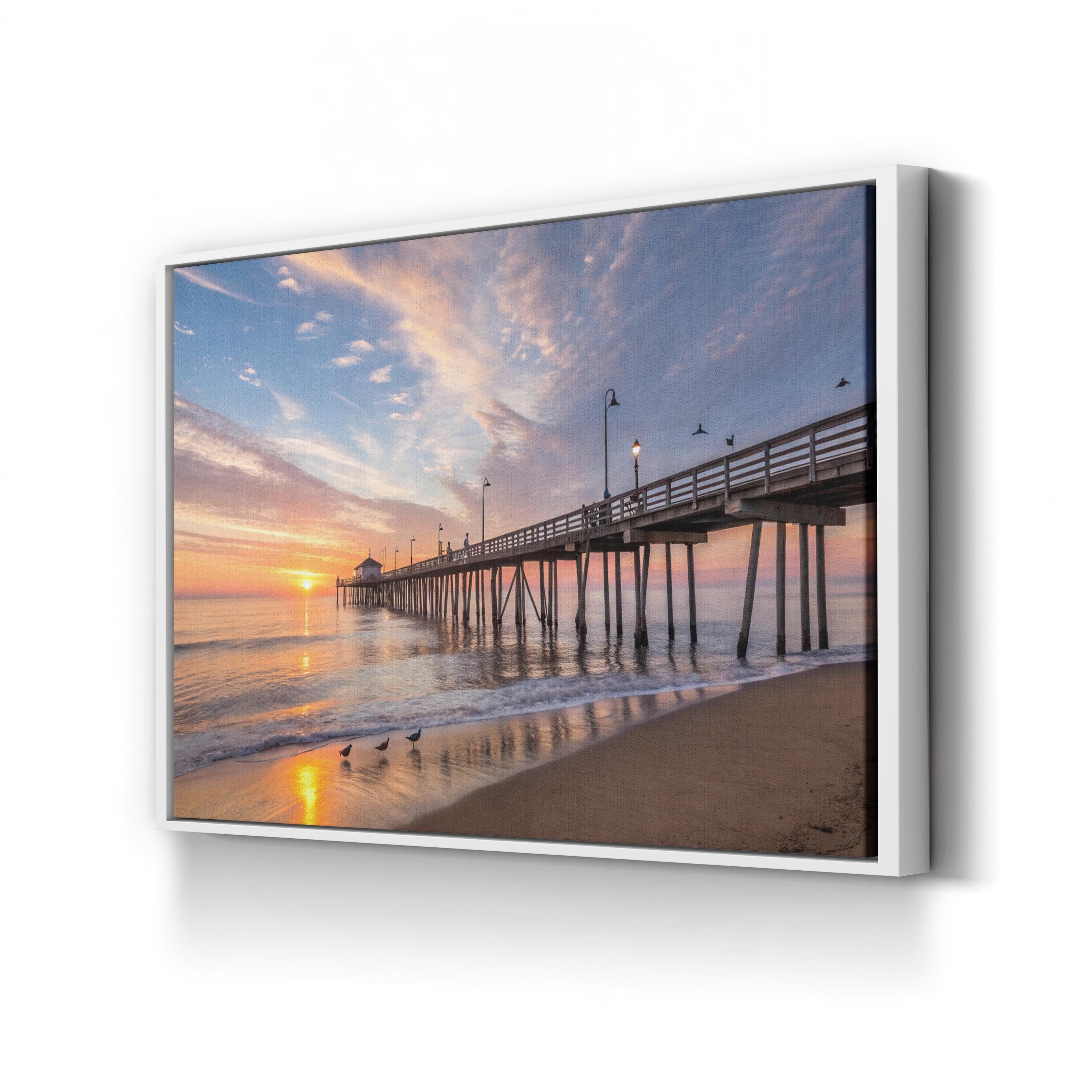 Virginia Beach Sunrise Pier: Virginia Beach, Virginia Coastal Ocean Photography