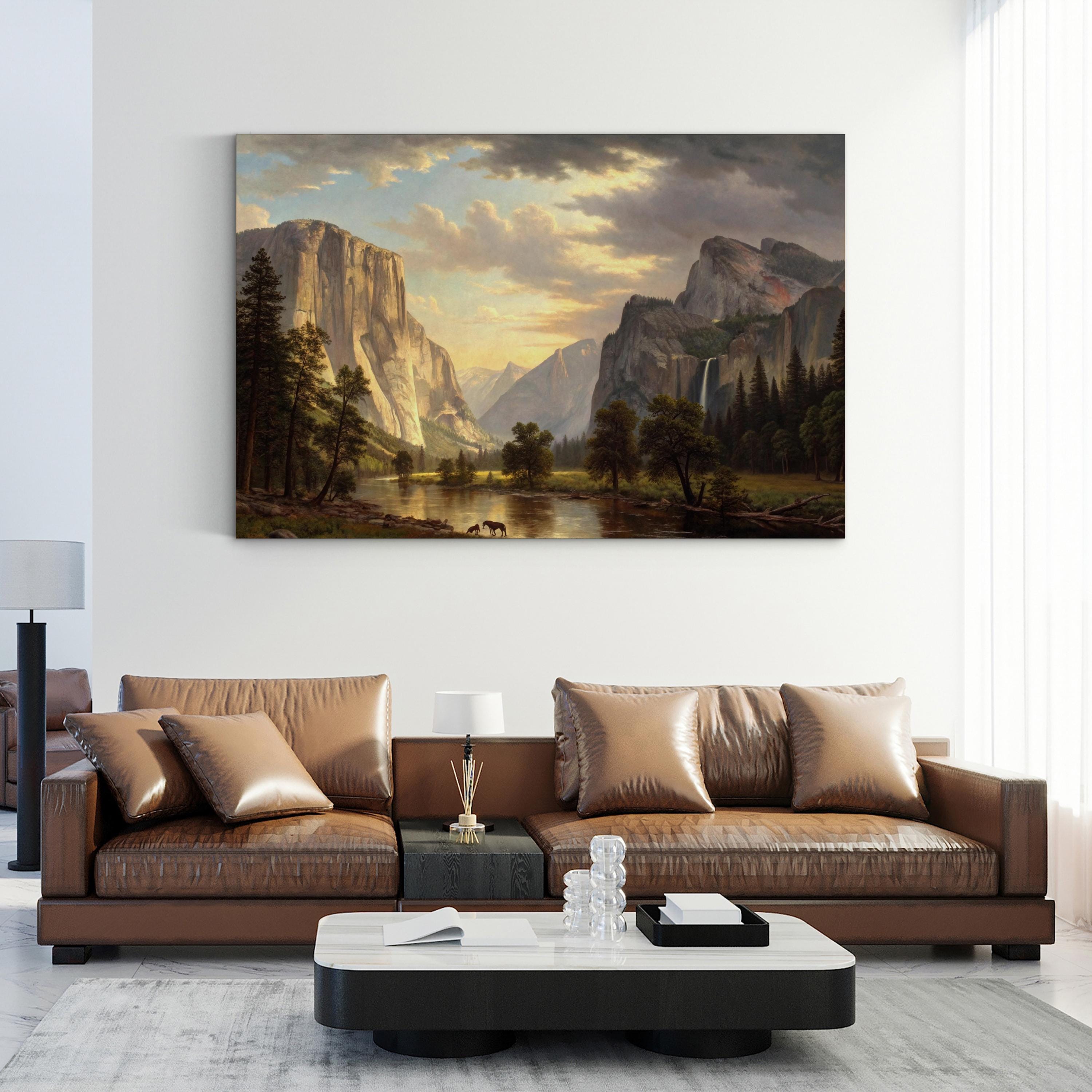 Yosemite Valley – Vintage Photography Wall Art | Mountain Landscape Canvas Print