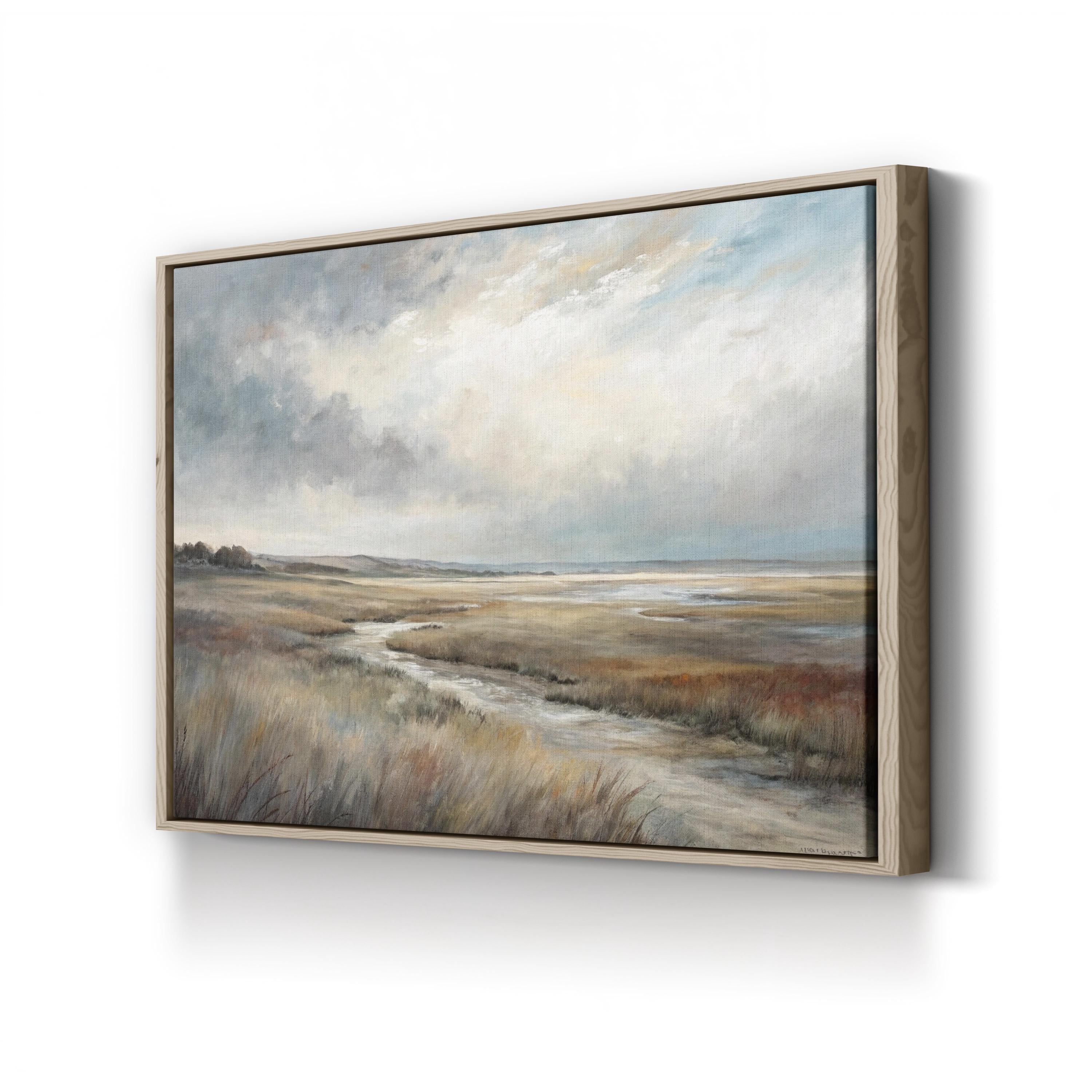 Abstract Nature Horizon – Period Illustration Wall Art | Modern Scenic Canvas Print