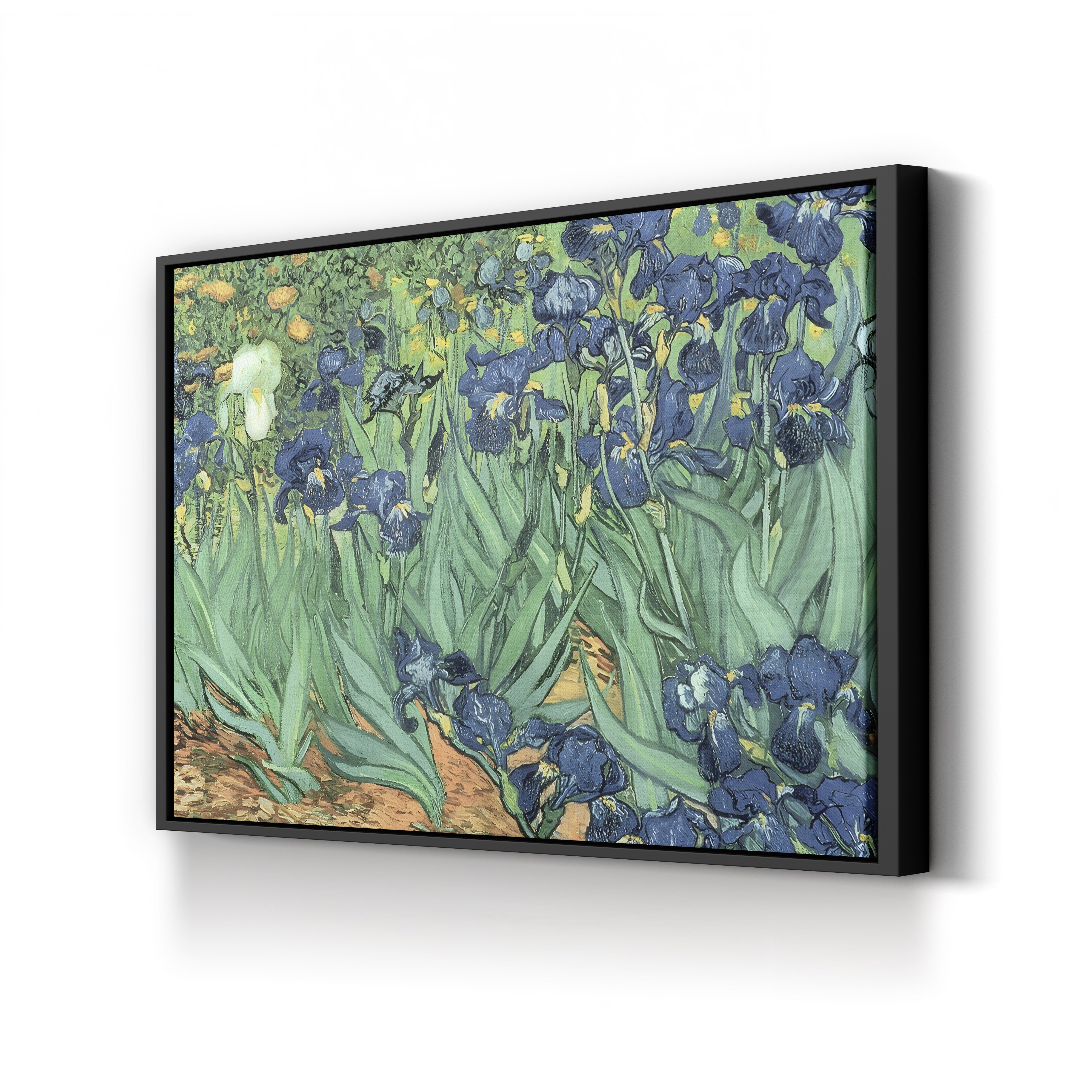 Irises, 1889 – Vincent van Gogh Wall Art | Post-Impressionist Floral Canvas Print