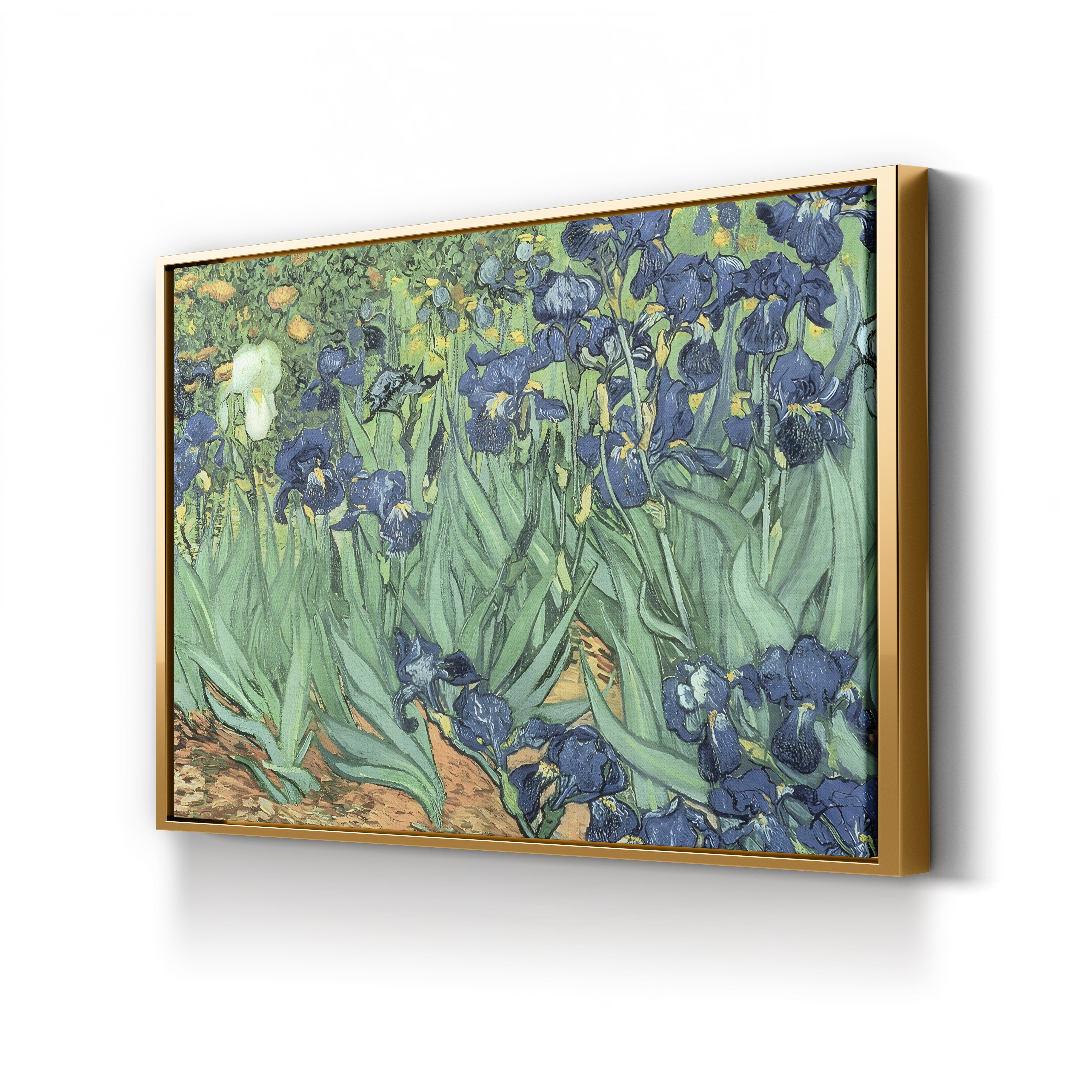 Irises, 1889 – Vincent van Gogh Wall Art | Post-Impressionist Floral Canvas Print
