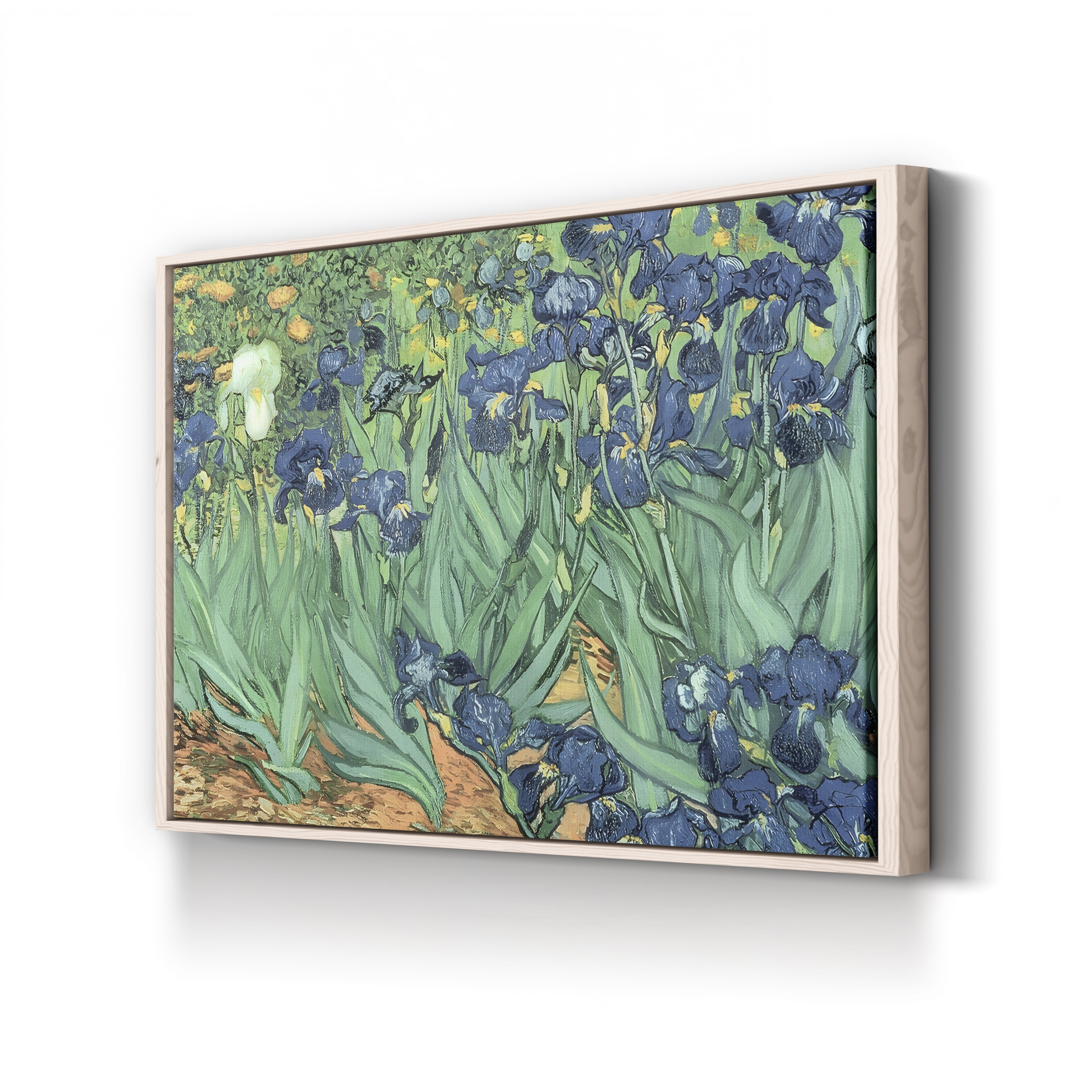 Irises, 1889 – Vincent van Gogh Wall Art | Post-Impressionist Floral Canvas Print