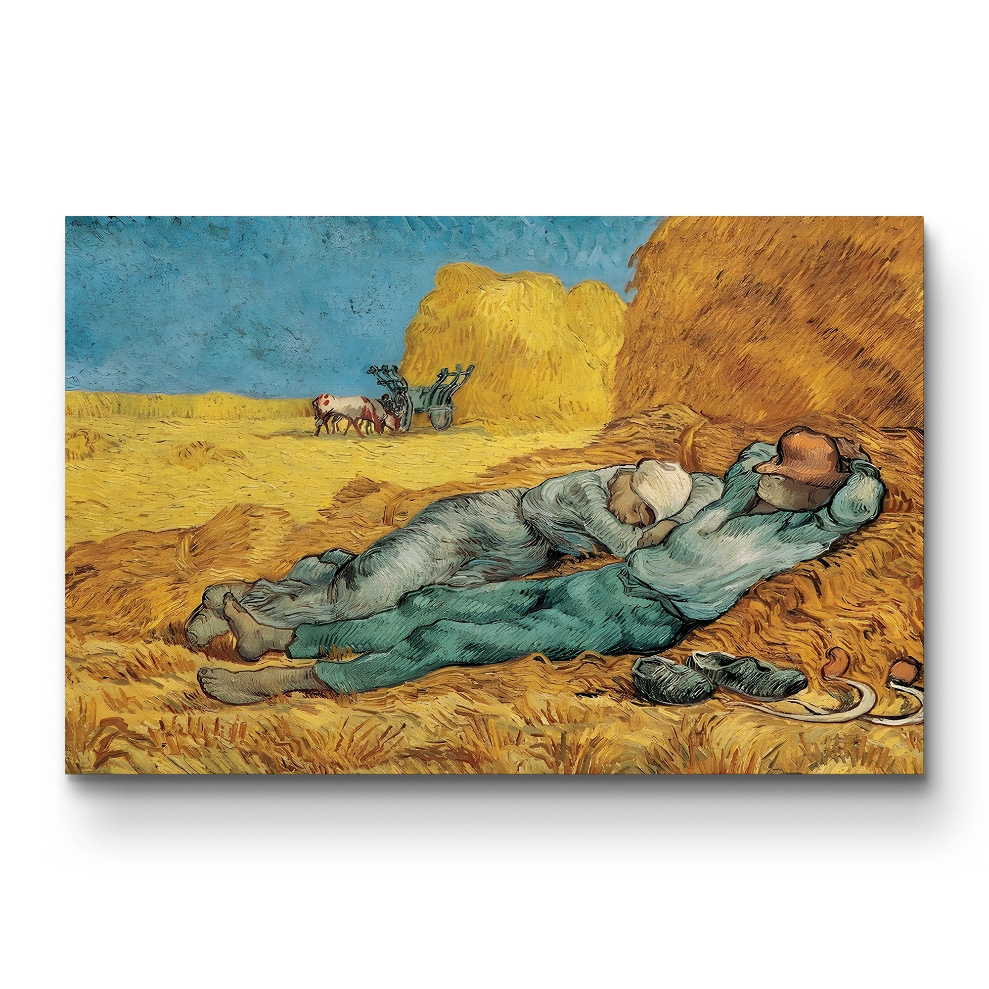 La Méridienne (The Siesta, After Millet) – Vincent van Gogh Wall Art | Post-Impressionist Figure Canvas Print