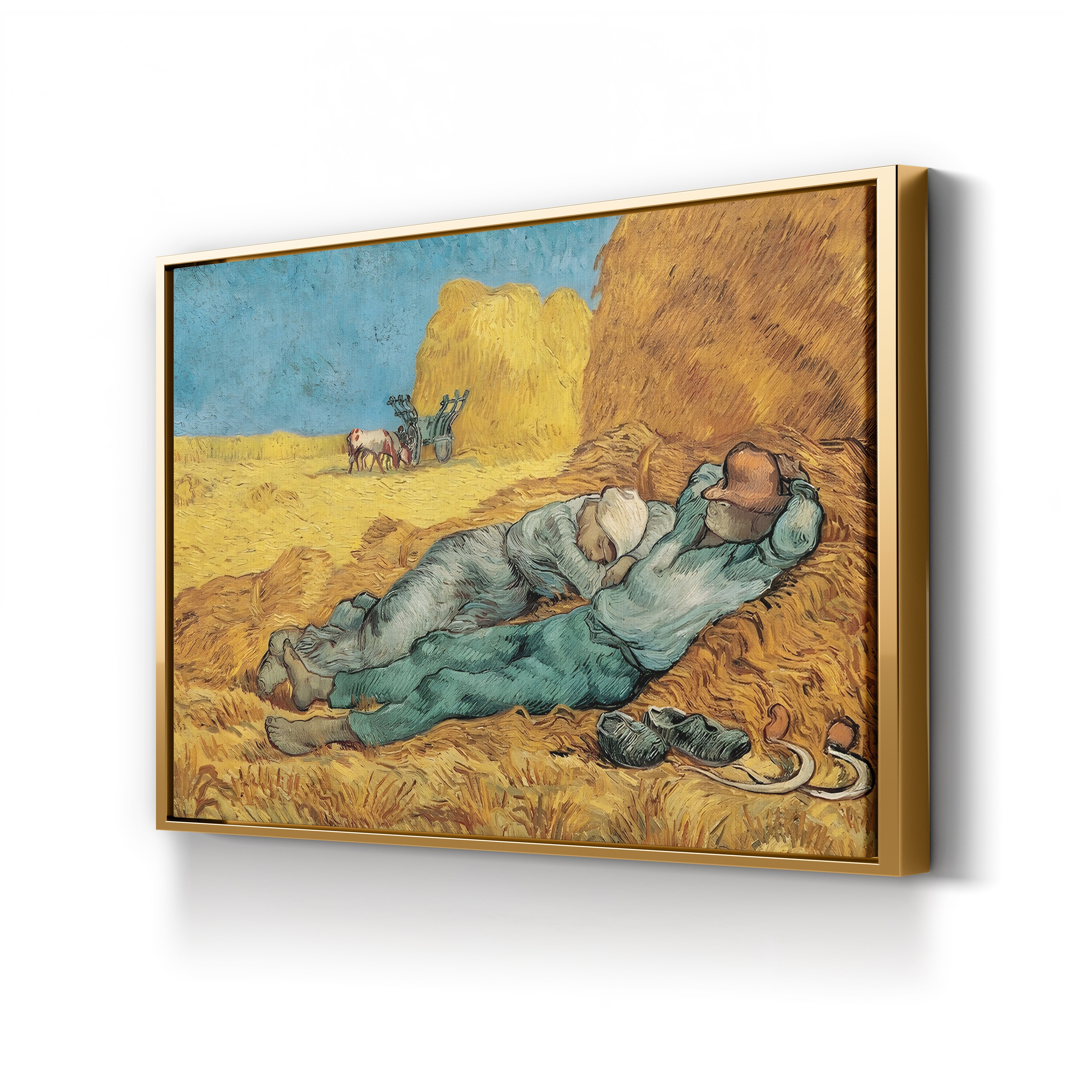 La Méridienne (The Siesta, After Millet) – Vincent van Gogh Wall Art | Post-Impressionist Figure Canvas Print