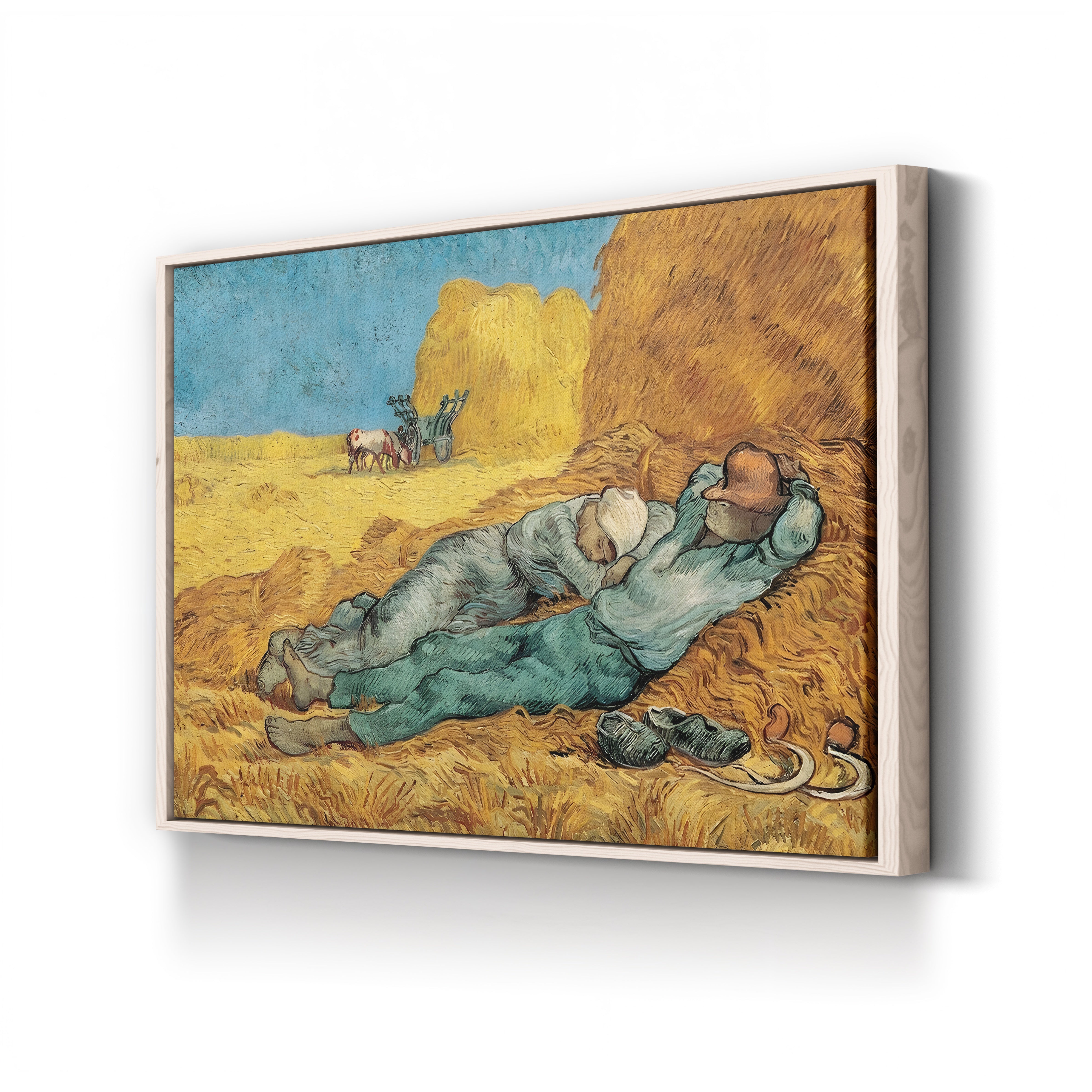 La Méridienne (The Siesta, After Millet) – Vincent van Gogh Wall Art | Post-Impressionist Figure Canvas Print